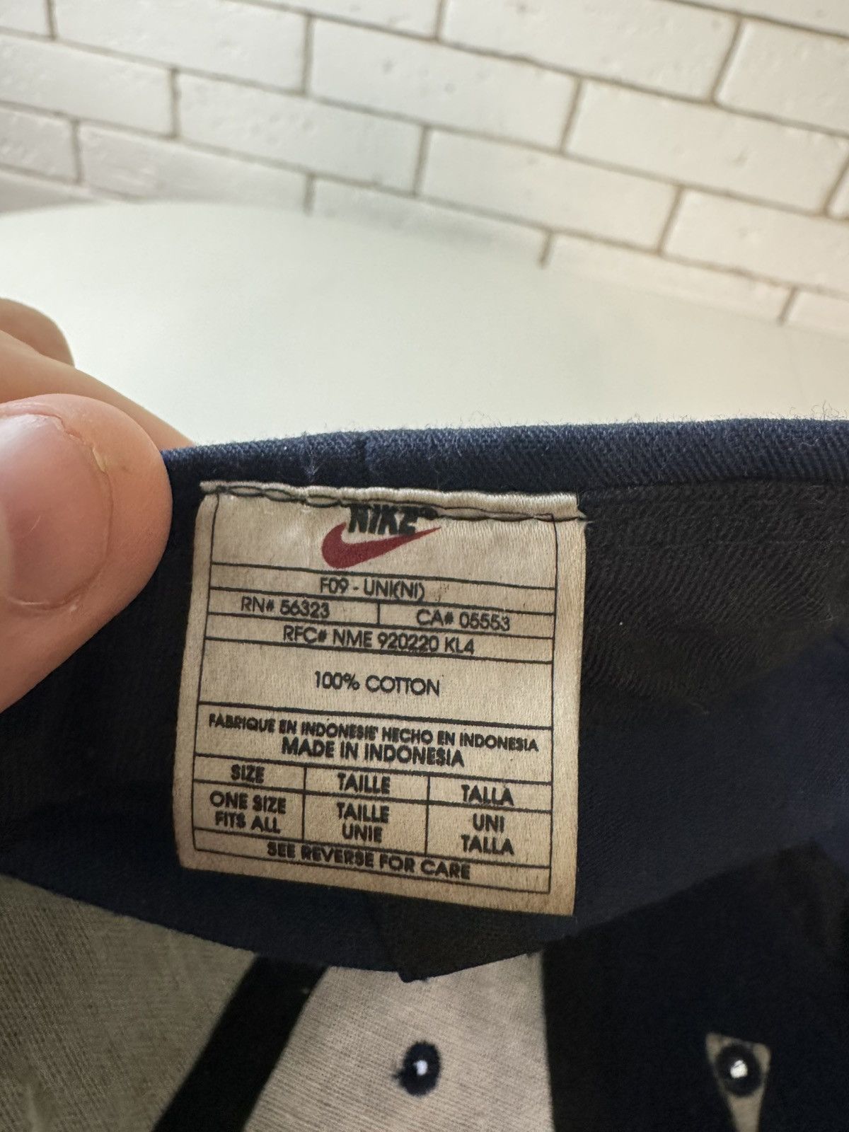 Vintage Nike vintage cap hat Size ONE SIZE - 5 Thumbnail
