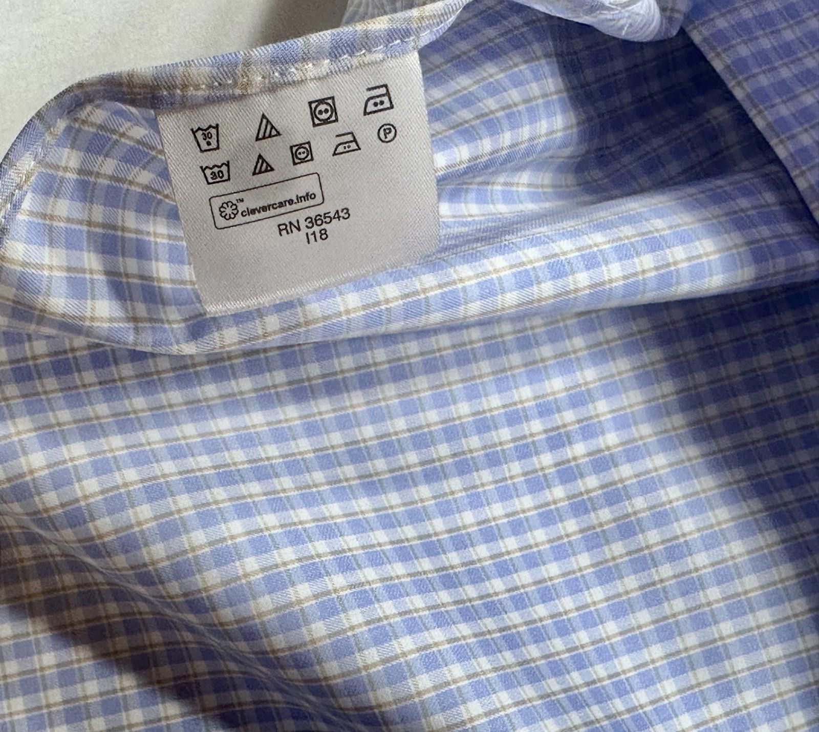 Michael Kors Michael Kors Regular Fit Comfort Stretch Shirt Blue Mens 2XL Size US XXL / EU 58 / 5 - 5 Thumbnail
