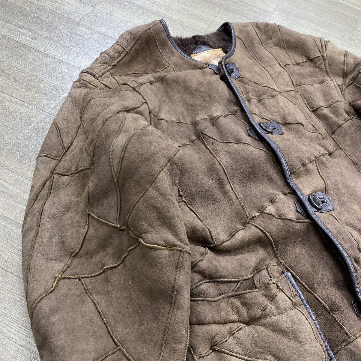 Hai Sporting Gear 1990s Hai Sporting Gear Issey Miyake Sheepskin Winter Jacket Size US L / EU 52-54 / 3 - 3 Thumbnail