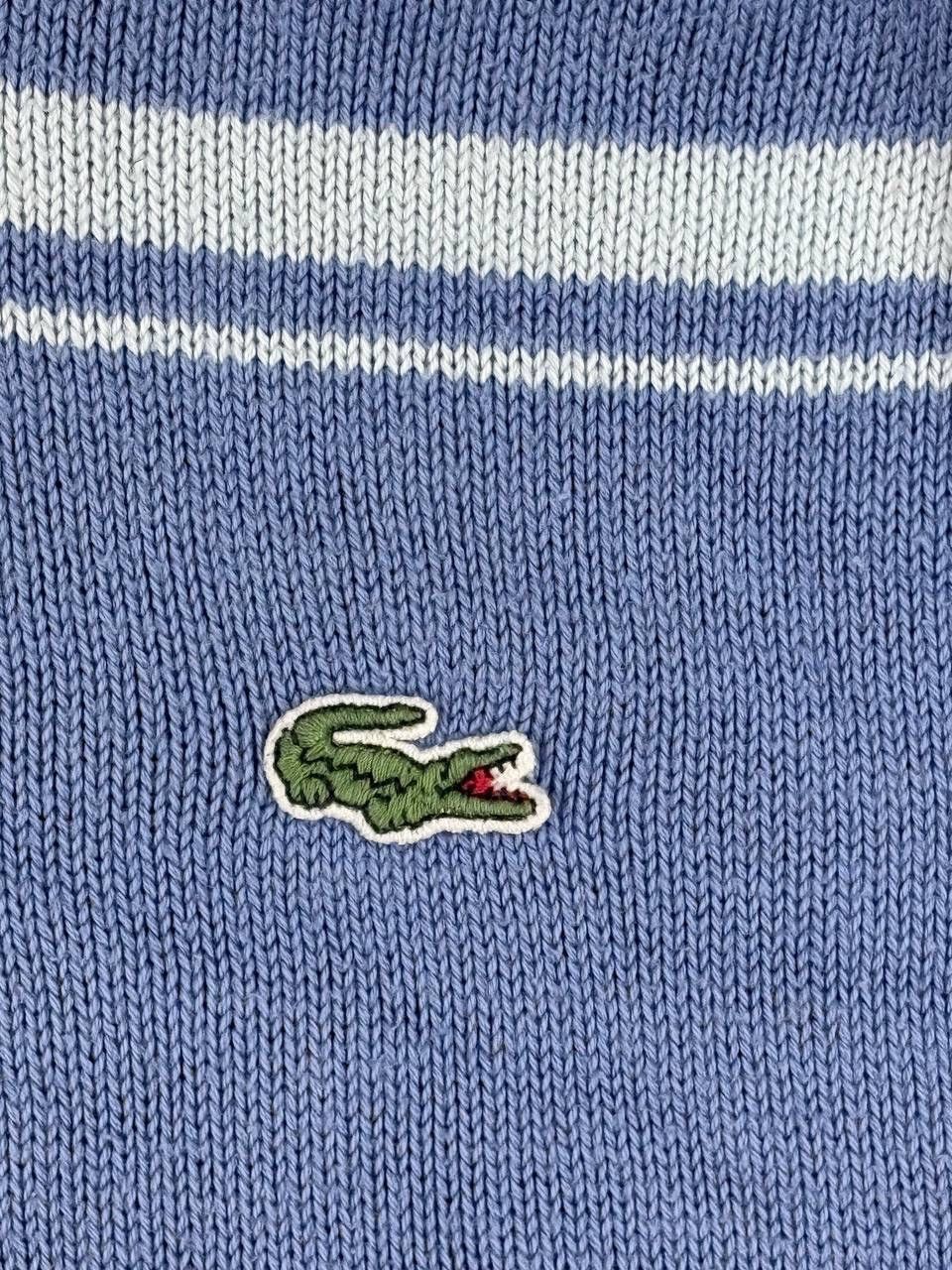 Lacoste Lacoste vintage knit sweater blue/white mini logo Size US L / EU 52-54 / 3 - 4 Thumbnail