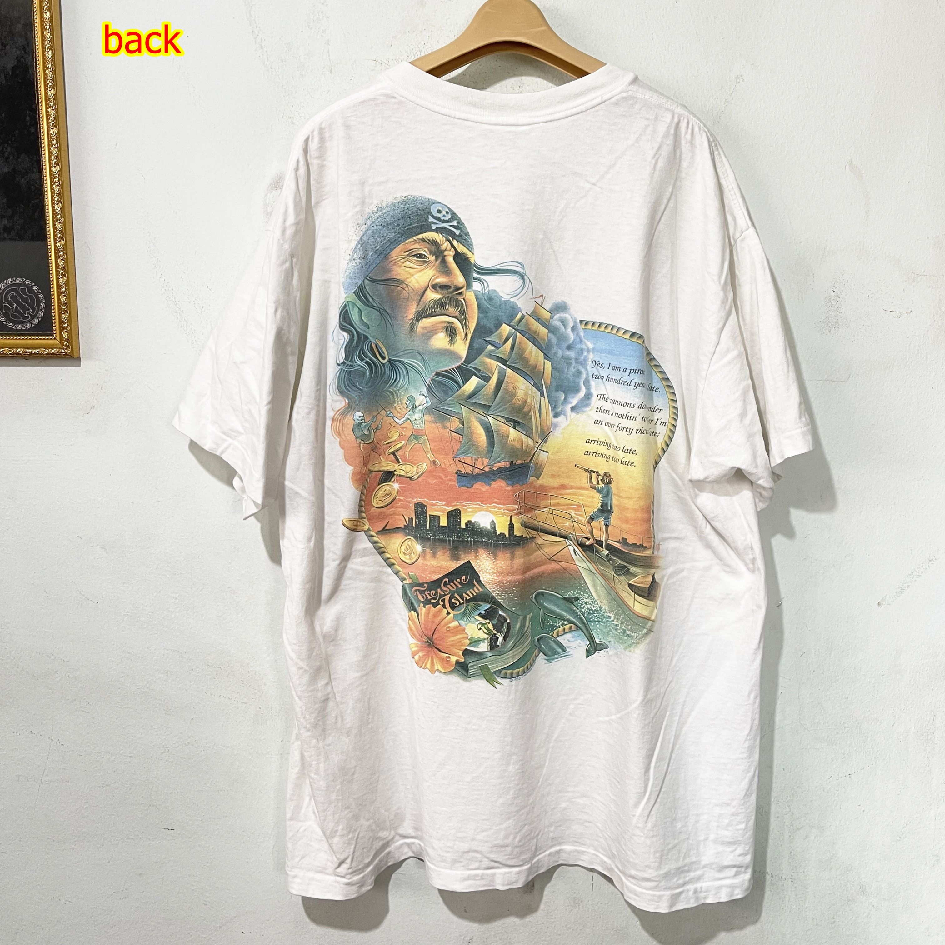 Vintage Vintage 1991 Caribbean Soul Treasure Island T-Shirt Size US XXL / EU 58 / 5 - 1 Thumbnail