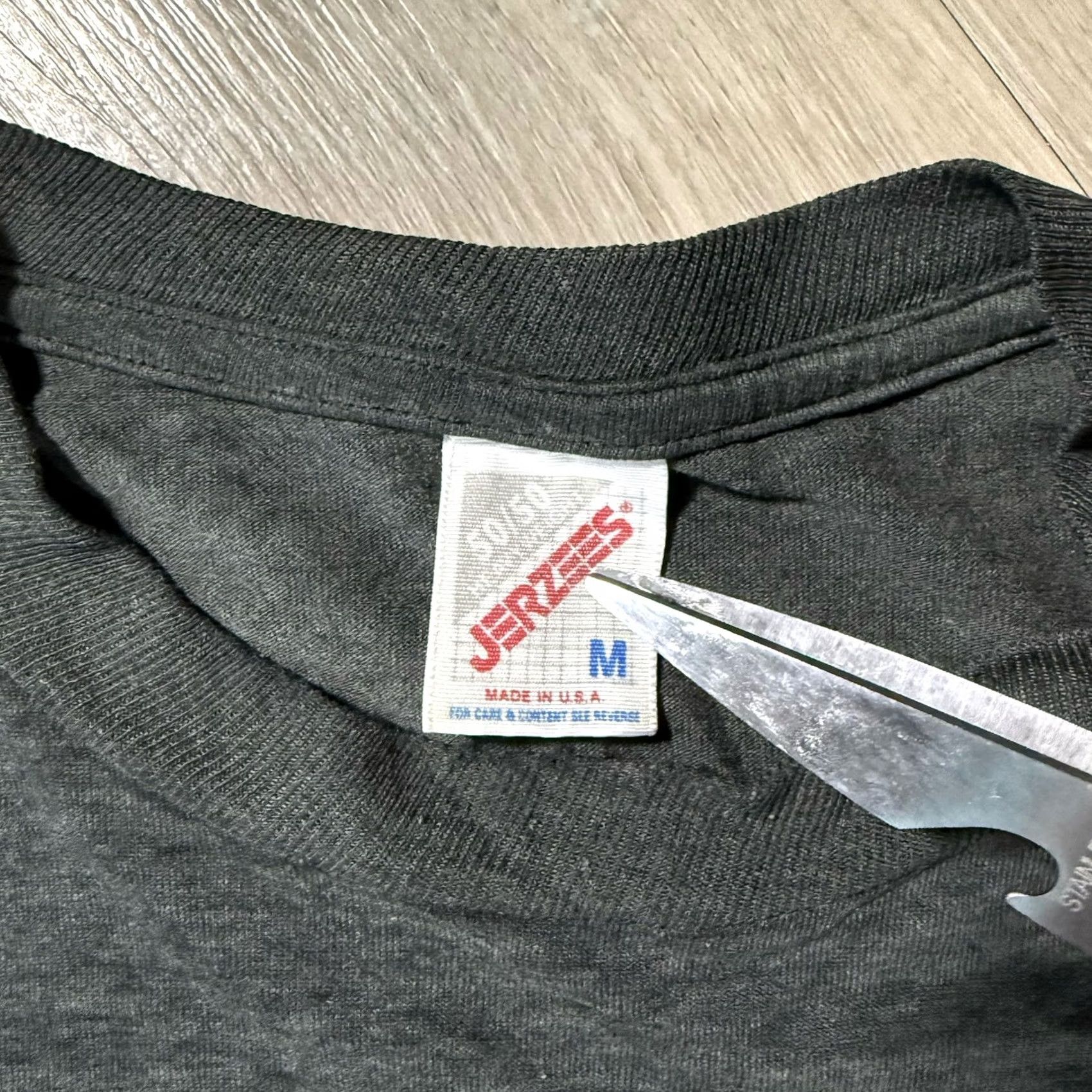 Jerzees VINTAGE Jerzees T Shirt Super Dad Gray 90s SZ M Mens Size US M / EU 48-50 / 2 - 3 Thumbnail