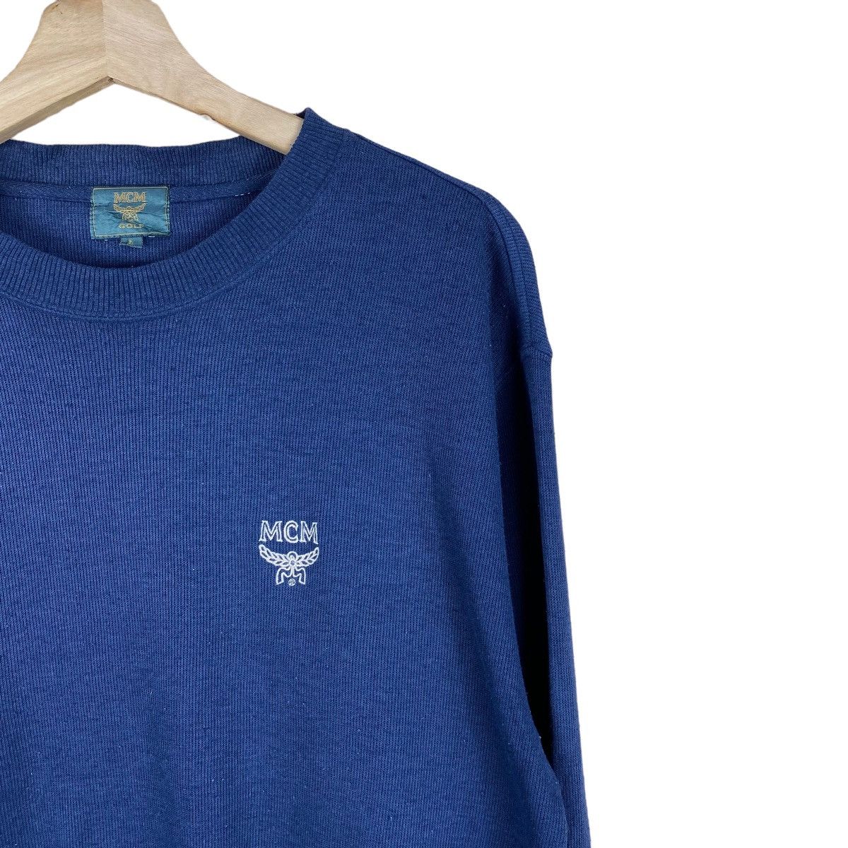 MCM × Vintage VINTAGE MCM GOLF SMALL LOGO SWEATSHIRT Size US L / EU 52-54 / 3 - 2 Thumbnail