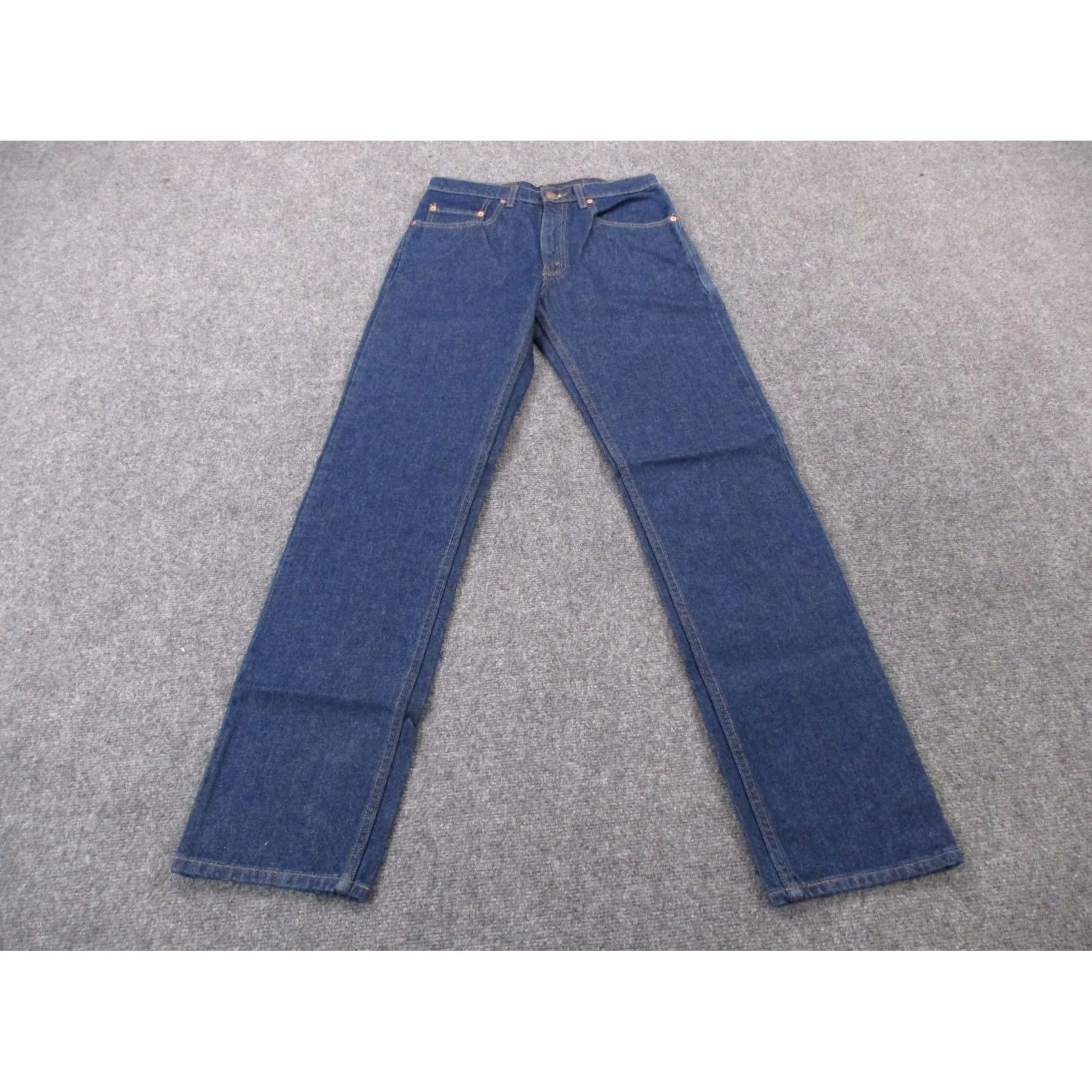 Levi's VINTAGE Levi's Jeans Mens 31 x 34 Blue Denim 505 Regular Fit Straight Red Tab Jeans Mens 31 Blue Denim 505 Regular Straight Red Tab Size US 30 / EU 46 - 3 Thumbnail