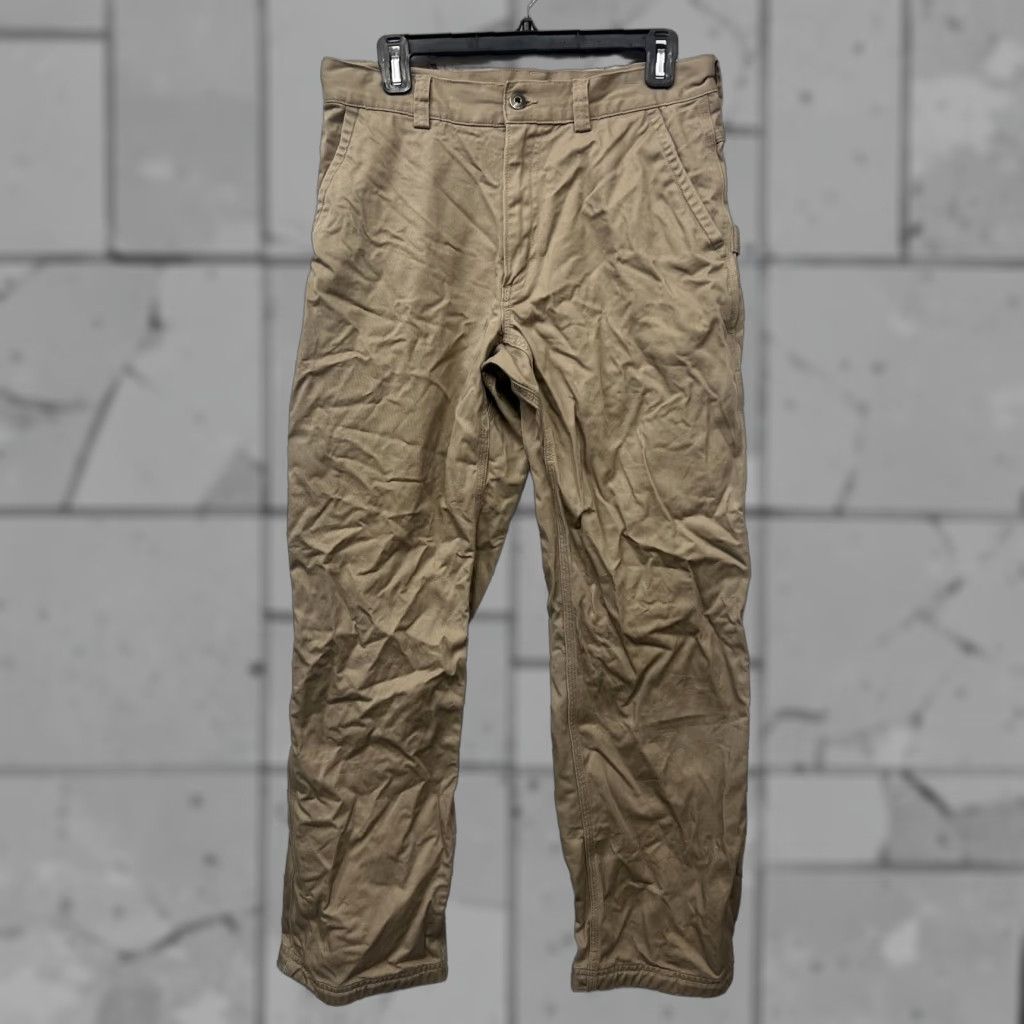 CO VINTAGE Duluth Trading Co Beige Pants Mens Regular Size 32x32 Chino Casual Size US 32 / EU 48 - 1 Thumbnail