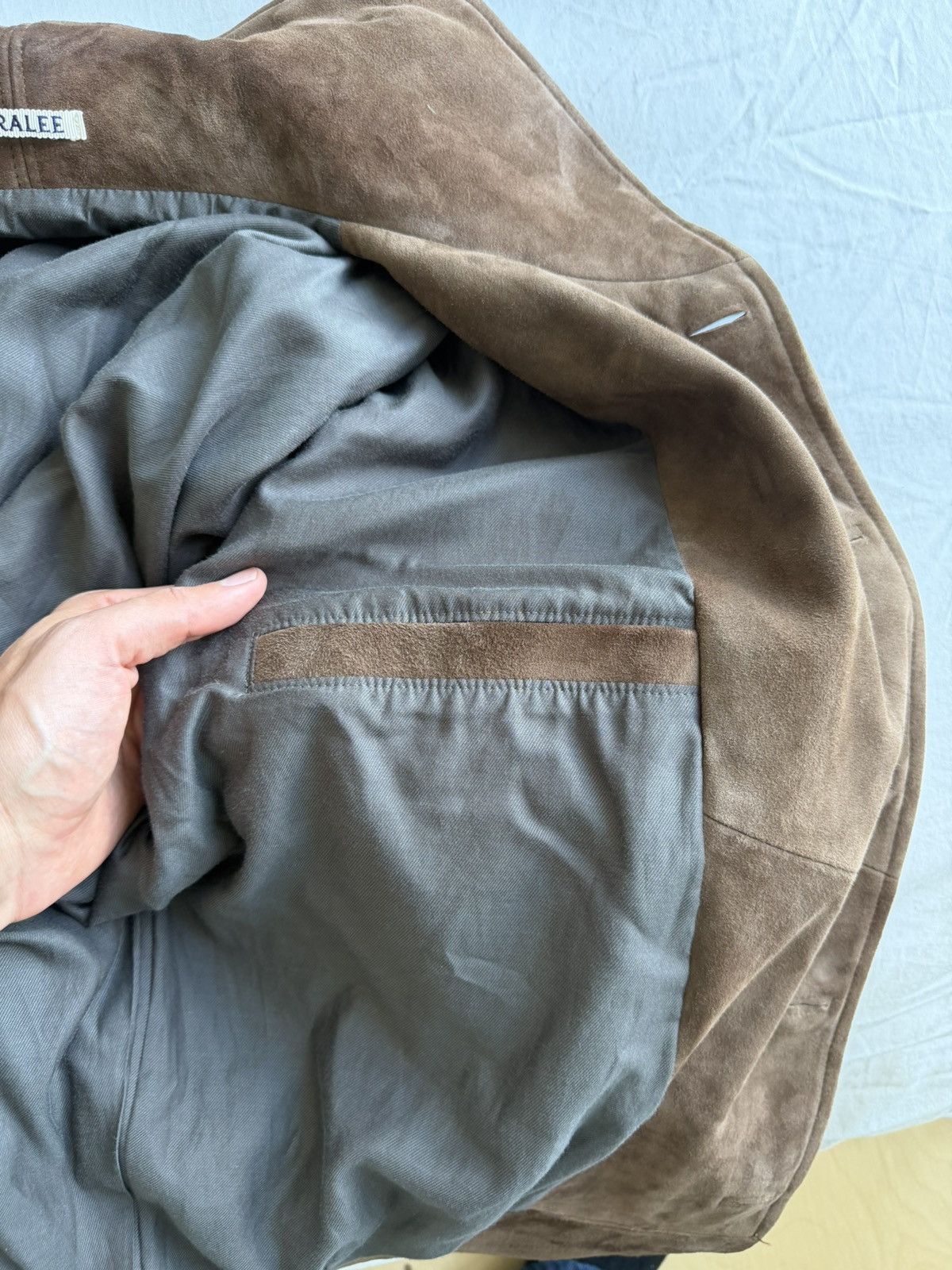 Auralee Auralee Silky Grain Suede Blouson Bomber Jacket $3366 Size US S / EU 44-46 / 1 - 11 Thumbnail