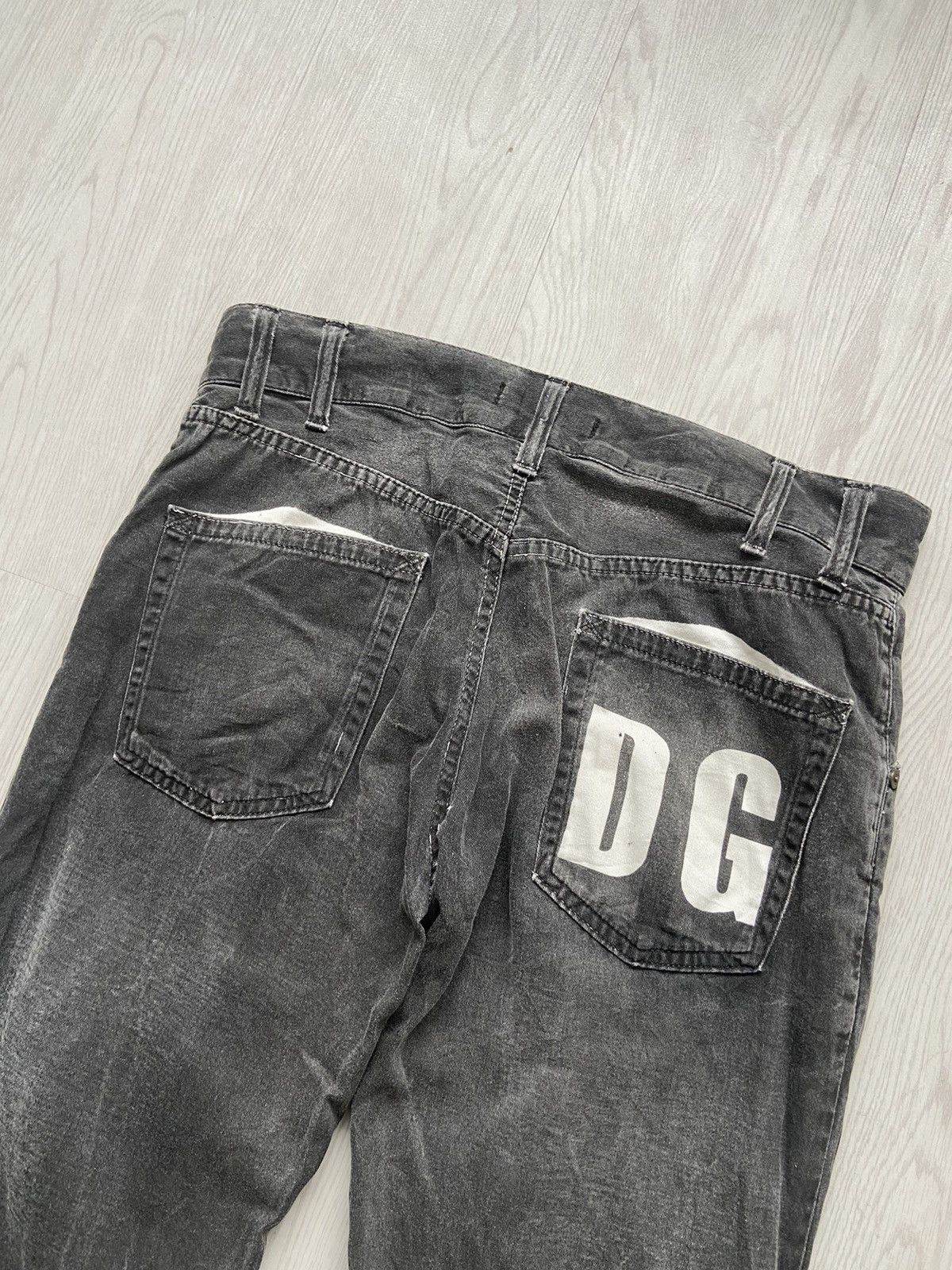 Dolce & Gabbana Vintage Dolce & Gabbana Artisan Denim Flare Pants Size US 34 / EU 50 - 5 Thumbnail