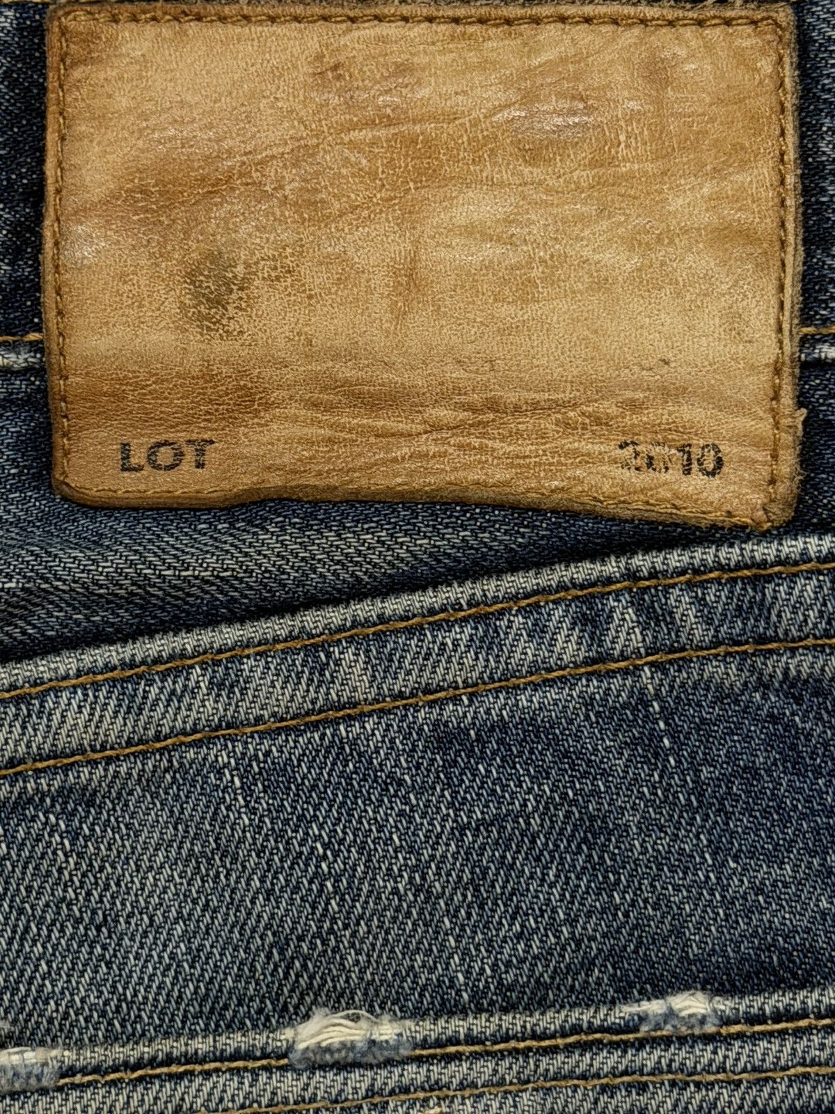 Simon Miller Vintage 90s Usa Simon Miller Selvedge Blue Faded Wash Jeans Size US 32 / EU 48 - 8 Thumbnail