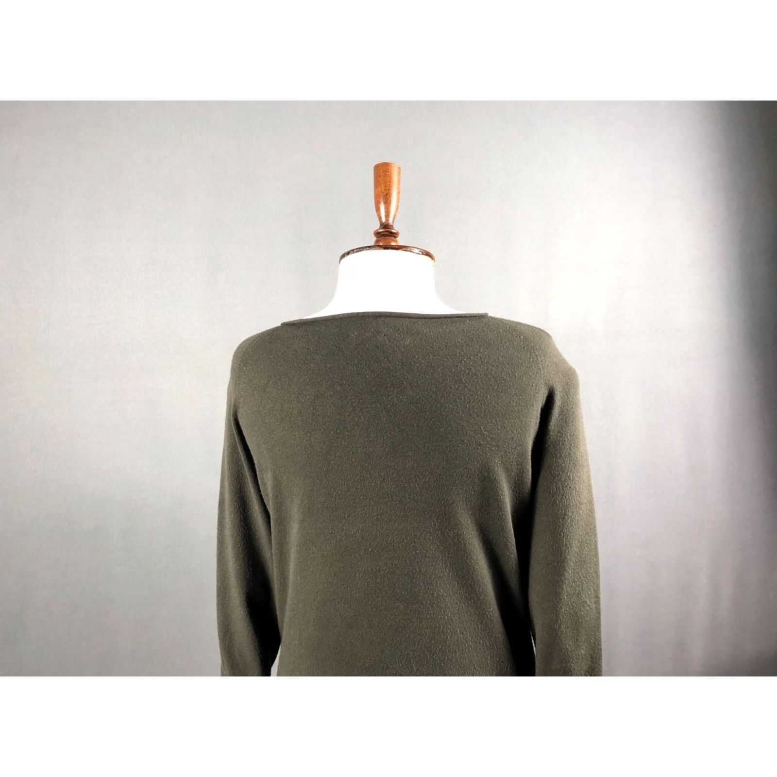 Vintage Annette Gortz Women Top Viscose Dark Green Size M Size M / US 6-8 / IT 42-44 - 5 Thumbnail