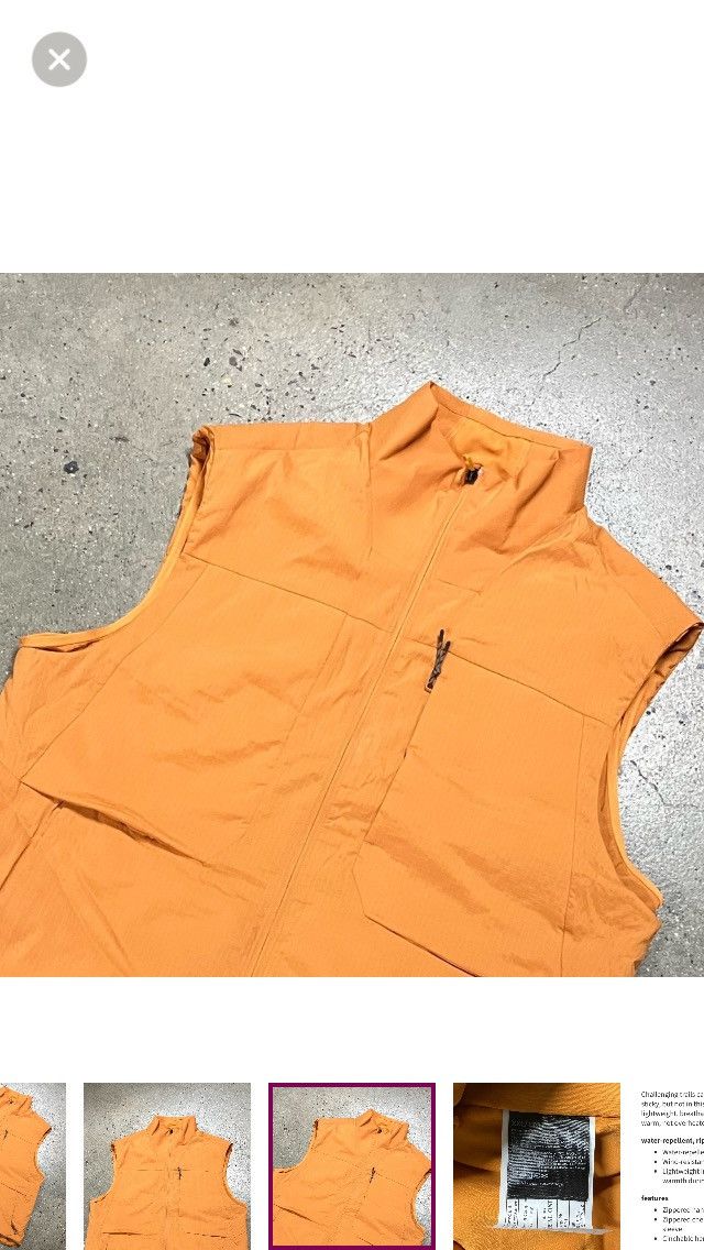 Lululemon Lululemon Autumn Orange Insulated Hiking Vest XXL Size US XXL / EU 58 / 5 - 6 Thumbnail