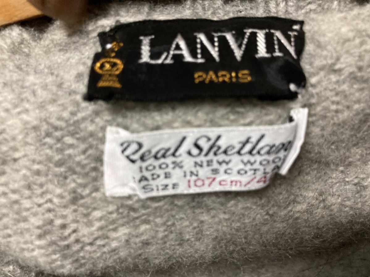 Designer × Lanvin Lanvin Long Sleeve Wool T-shirt Brand Size US L / EU 52-54 / 3 - 2 Thumbnail