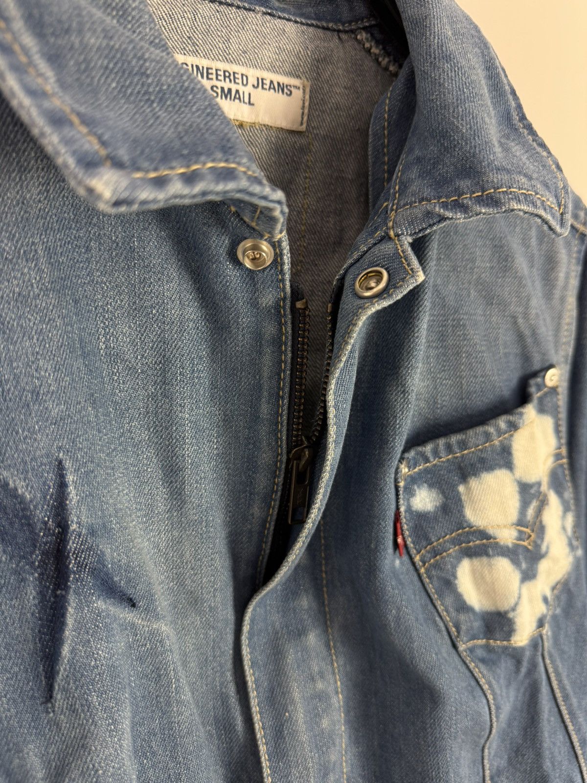 Levi's Levi’s Engineered Cropped Denim Chest Pocket Jacket Size S / US 4 / IT 40 - 7 Thumbnail