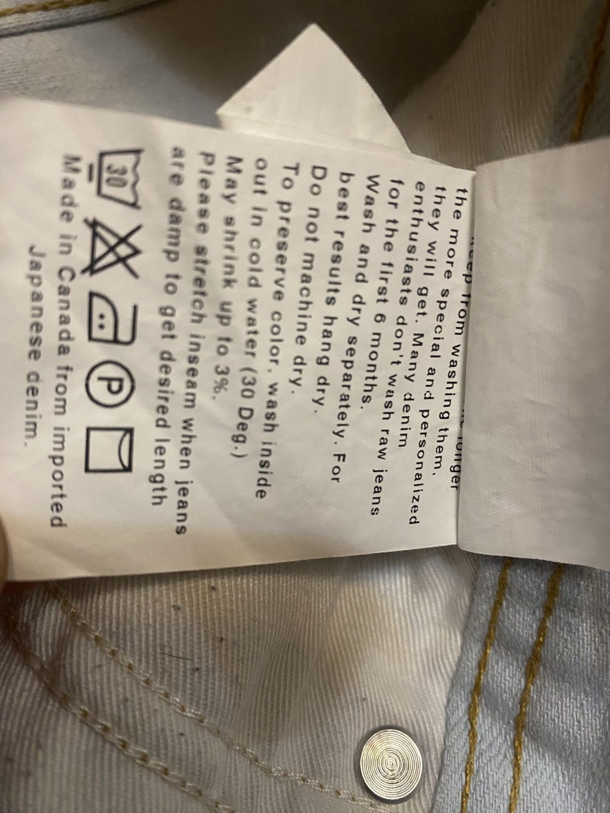 Naked & Famous Naced & Famous Japanese Denim Size US 31 - 10 Thumbnail