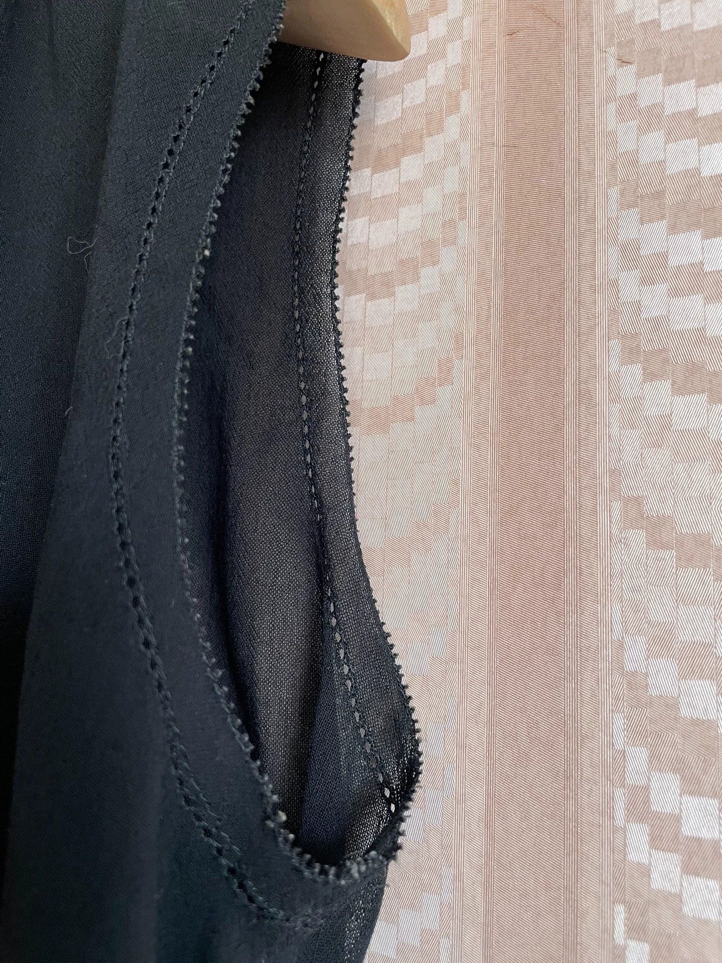 Yohji Yamamoto Yohji Yamamoto Vintage Black Sheer Mesh Cardigan Top Size L / US 10 / IT 46 - 6 Thumbnail
