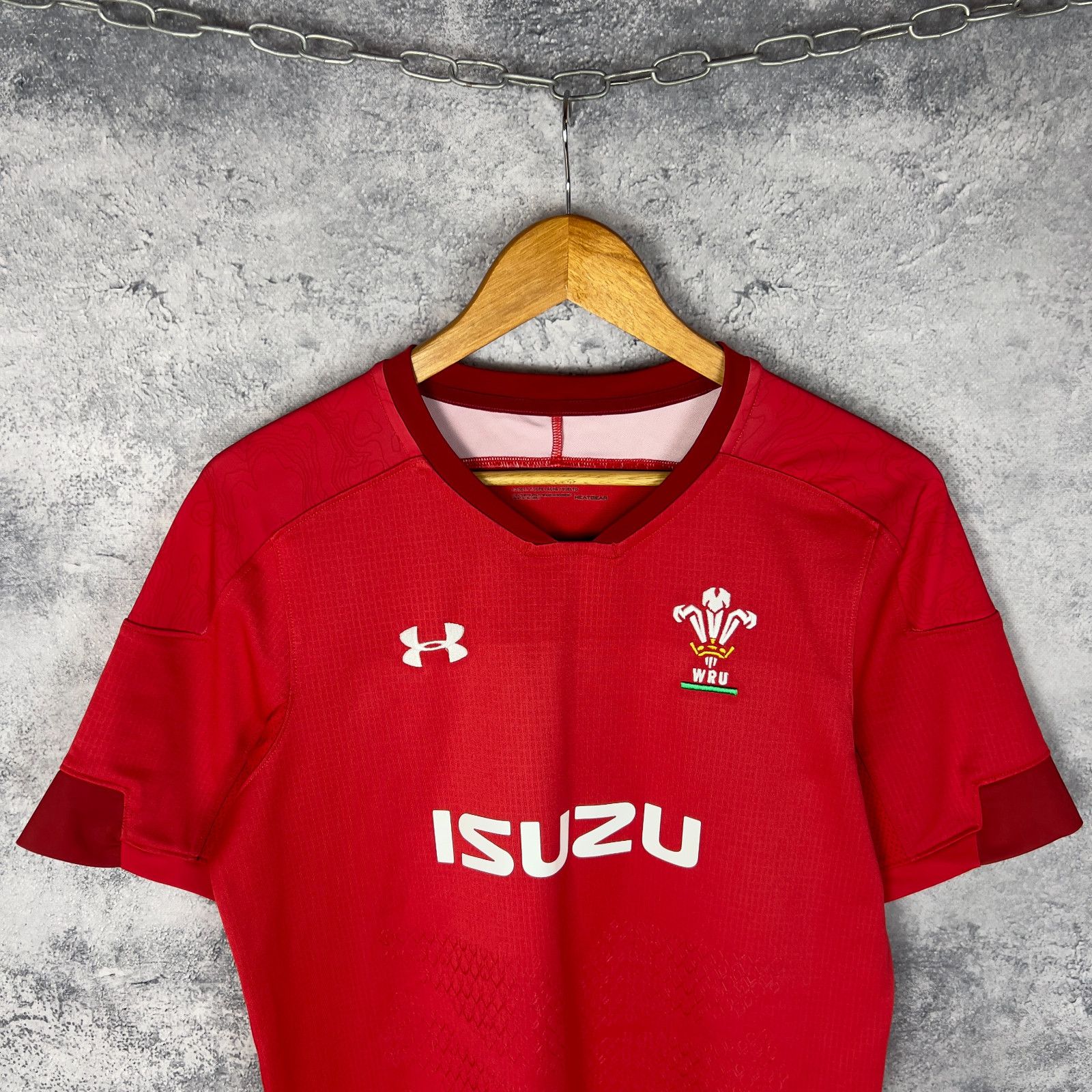 Under Armour Under Armour Wales Rugby Shirt Boys Size XL Red ` Size US S / EU 44-46 / 1 - 2 Thumbnail
