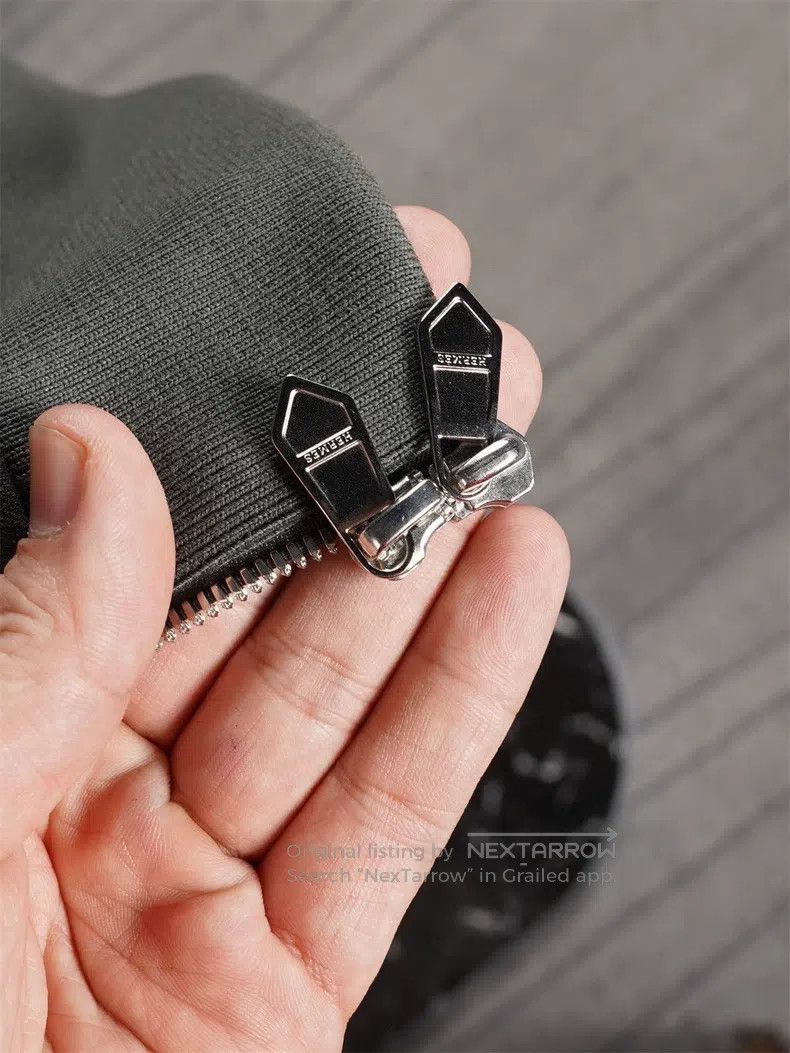 Hermes Hermes Dark Gray Thick Hooded Cotton Coat Size US M / EU 48-50 / 2 - 7 Thumbnail