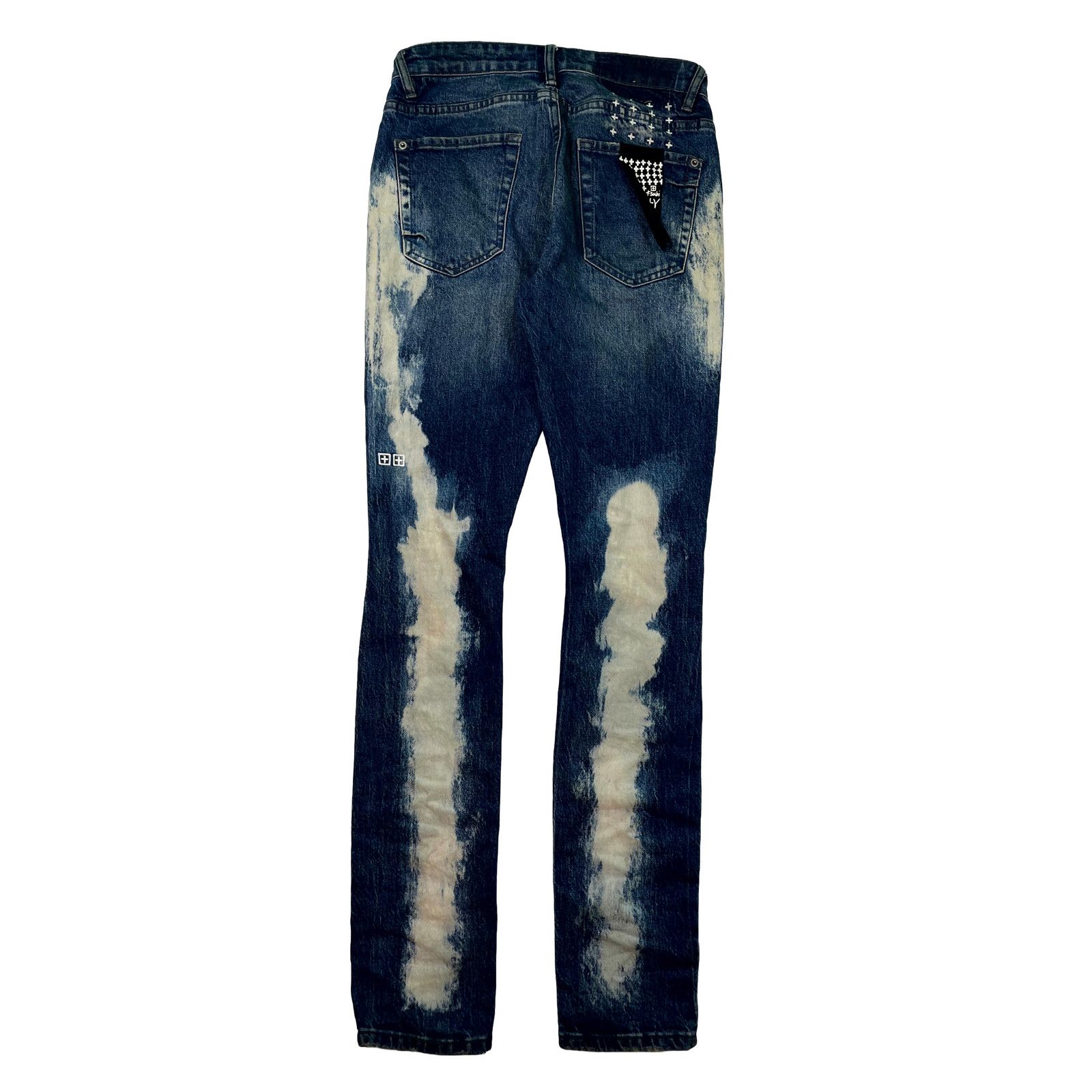 Ksubi Ksubi Bleached Blue Jeans Size US 30 / EU 46 - 2 Thumbnail