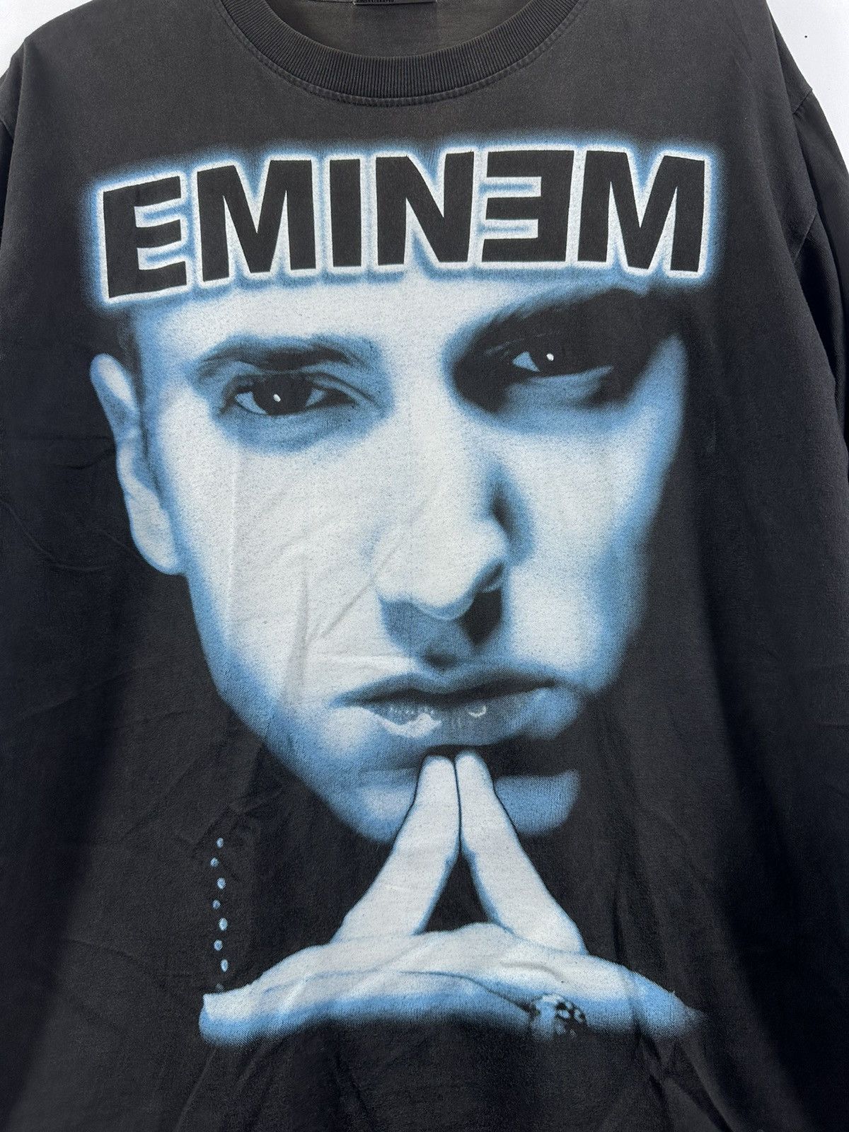 Eminem RARE Vintage Bootleg Eminem Big Face Rap Tee Size US L / EU 52-54 / 3 - 2 Thumbnail