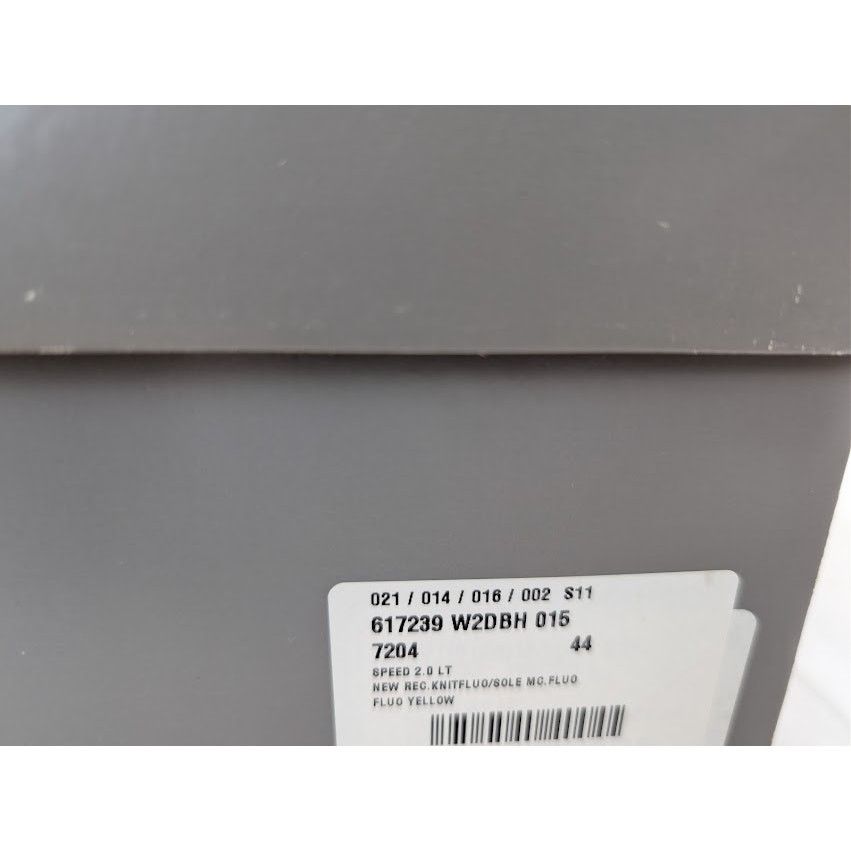 Balenciaga o1rshd1 Speed 2.0 Recycled Knit Sneakers in Fluo Yellow Size US 11 / EU 44 - 22 Thumbnail