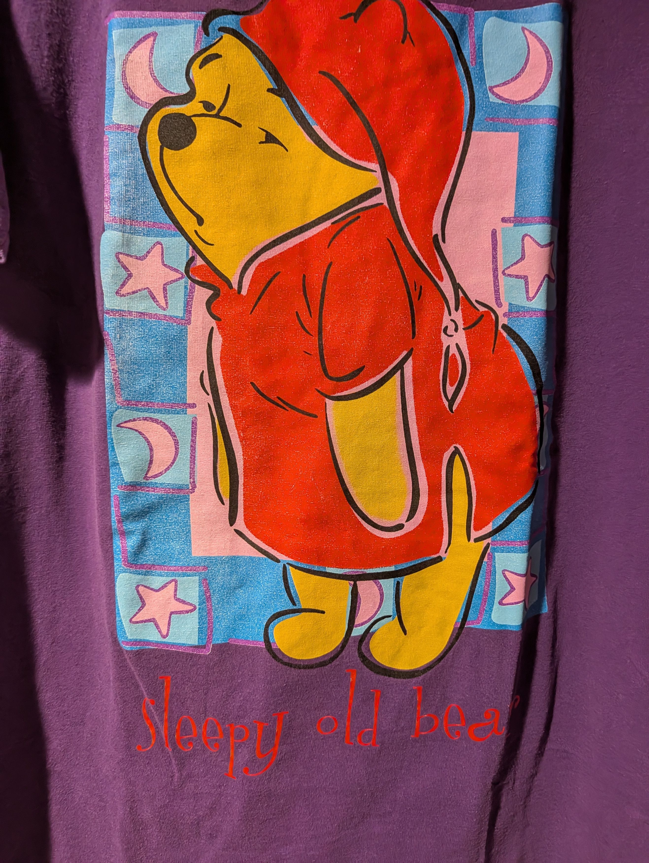 Disney Vintage Winnie the Pooh Sleepy Old Bear Disney T-Shirt Size US XXL / EU 58 / 5 - 2 Thumbnail