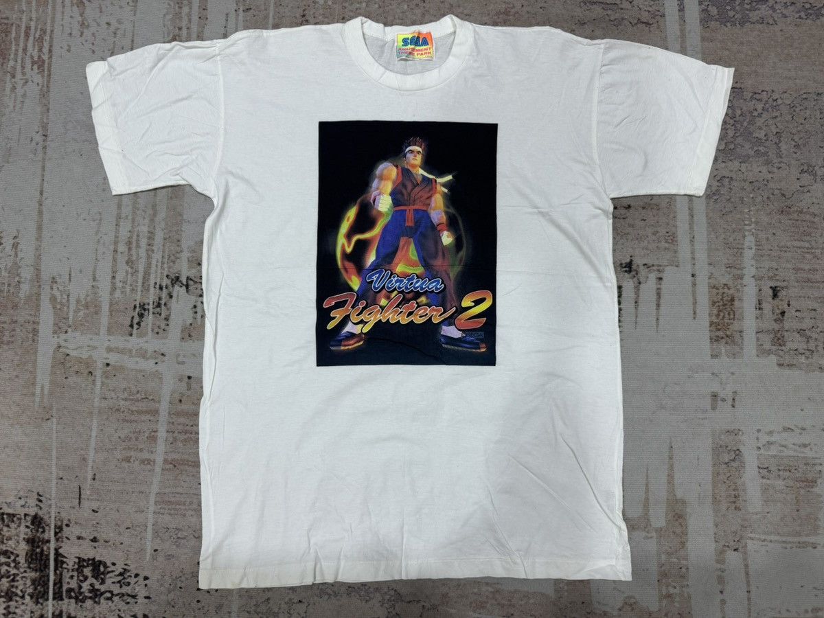 Vintage vintage SEGA - VIRTUAL FIGHTER single stitch tee Size US L / EU 52-54 / 3 - 1 Thumbnail