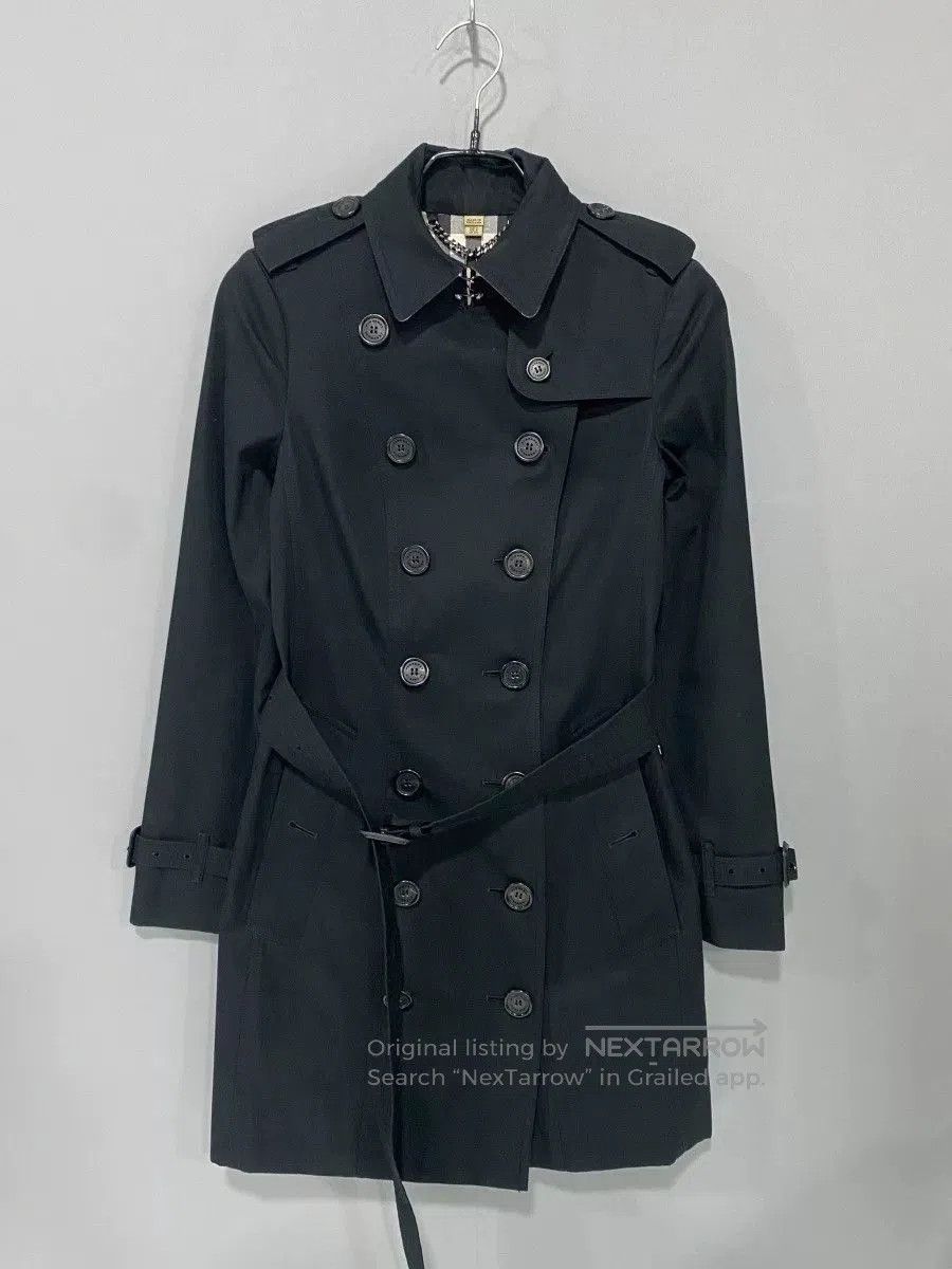 Burberry black double crown sandringham trench coat. Size XS / US 0-2 / IT 36-38 - 1 Thumbnail