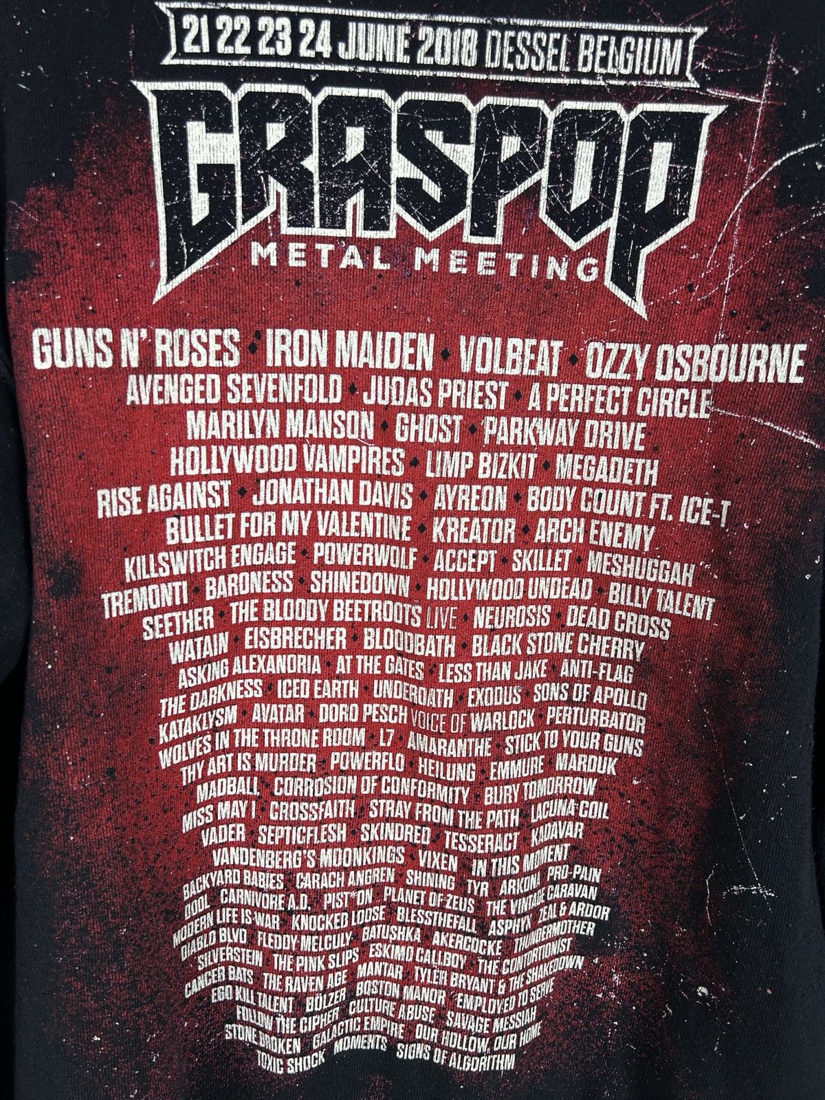 Band Tees Graspop Metal Meeting Crazy Lineup Zippered Hoodie S Size US S / EU 44-46 / 1 - 5 Thumbnail