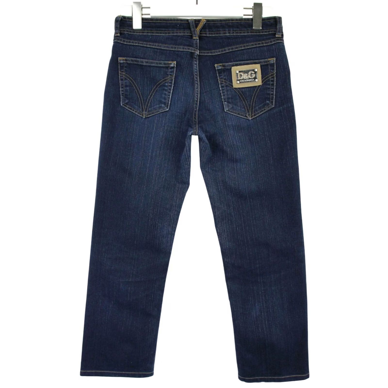 Dolce & Gabbana DOLCE & GABBANA Low Rise Regular Fit Jeans Women's W28 Whiskers Faded Denim Size 28" / US 6 / IT 42 - 2 Thumbnail