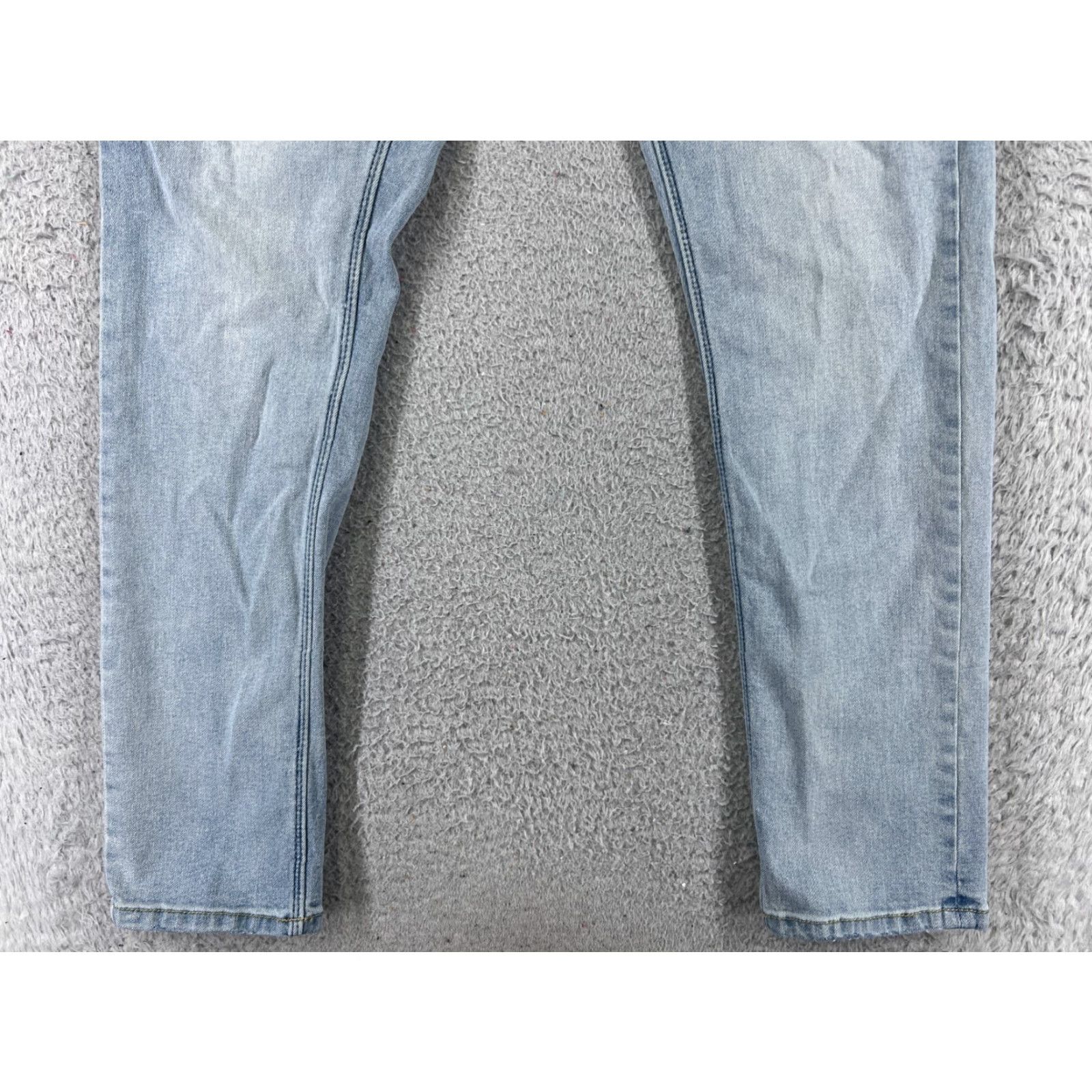 Volcom VINTAGE Volcom Jeans Mens 28 Blue Denim 2X Vorta Slim Tapered Leg Cotton 27x28 Size US 28 / EU 44 - 2 Thumbnail