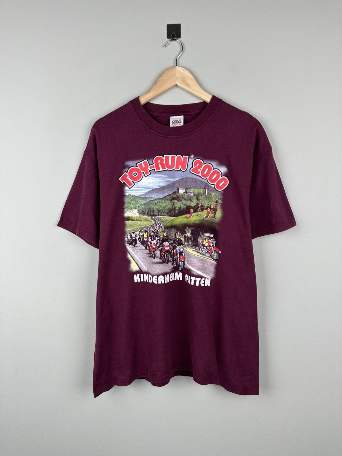 Band Tees × Vintage Vintage 2000s Toy-Run Kinderheim Pitten Box Logo Tee Size US XL / EU 56 / 4 - 2 Thumbnail