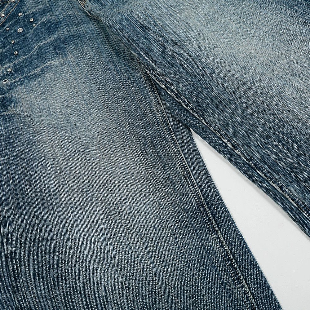 Japanese Brand × Jean American high street straight loose rivet washed jeans Size US 32 / EU 48 - 4 Thumbnail