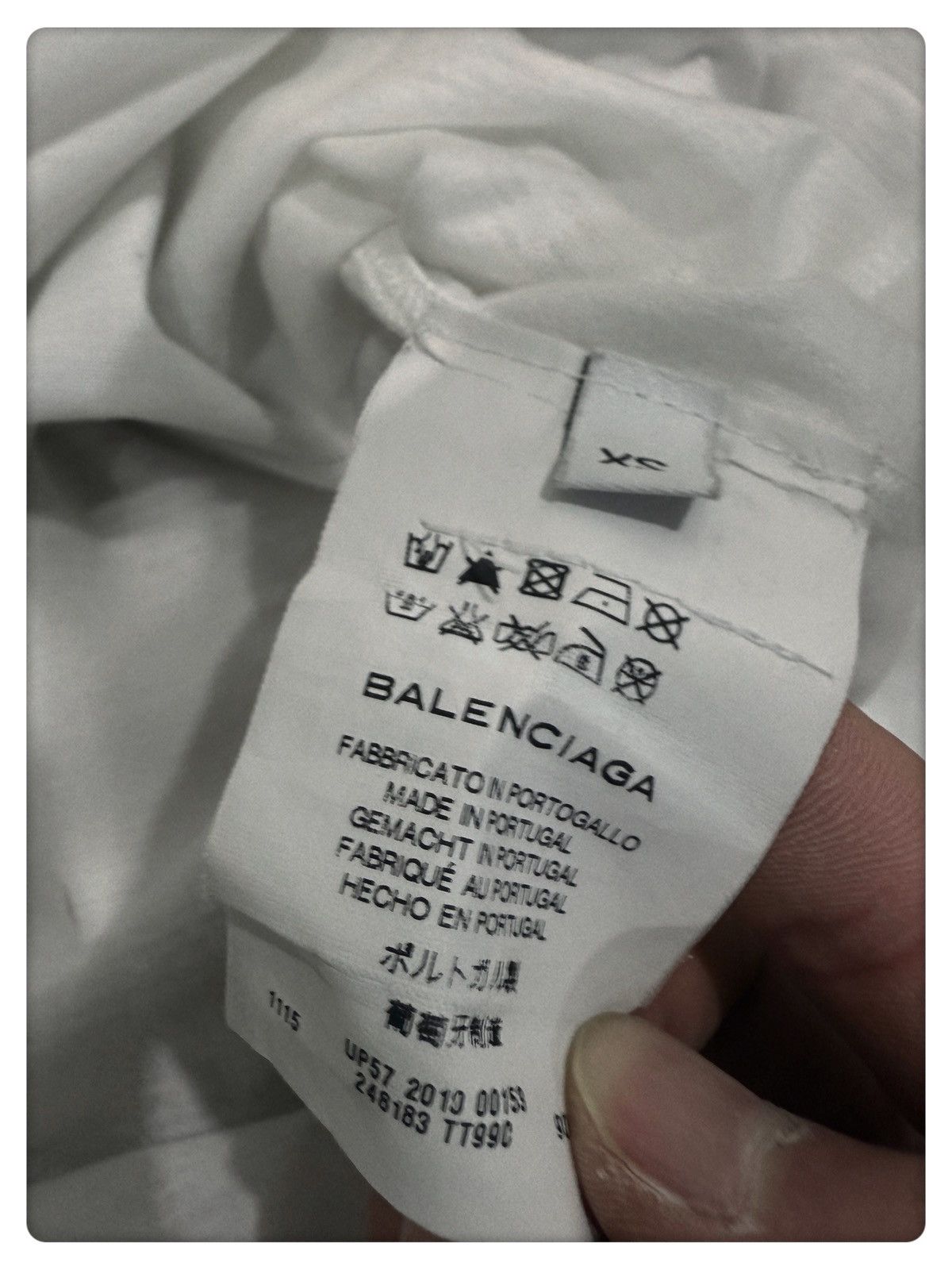 Balenciaga Rare Balenciaga Paris Graphic T-shirt – Portugal Made Size US XS / EU 42 / 0 - 6 Thumbnail