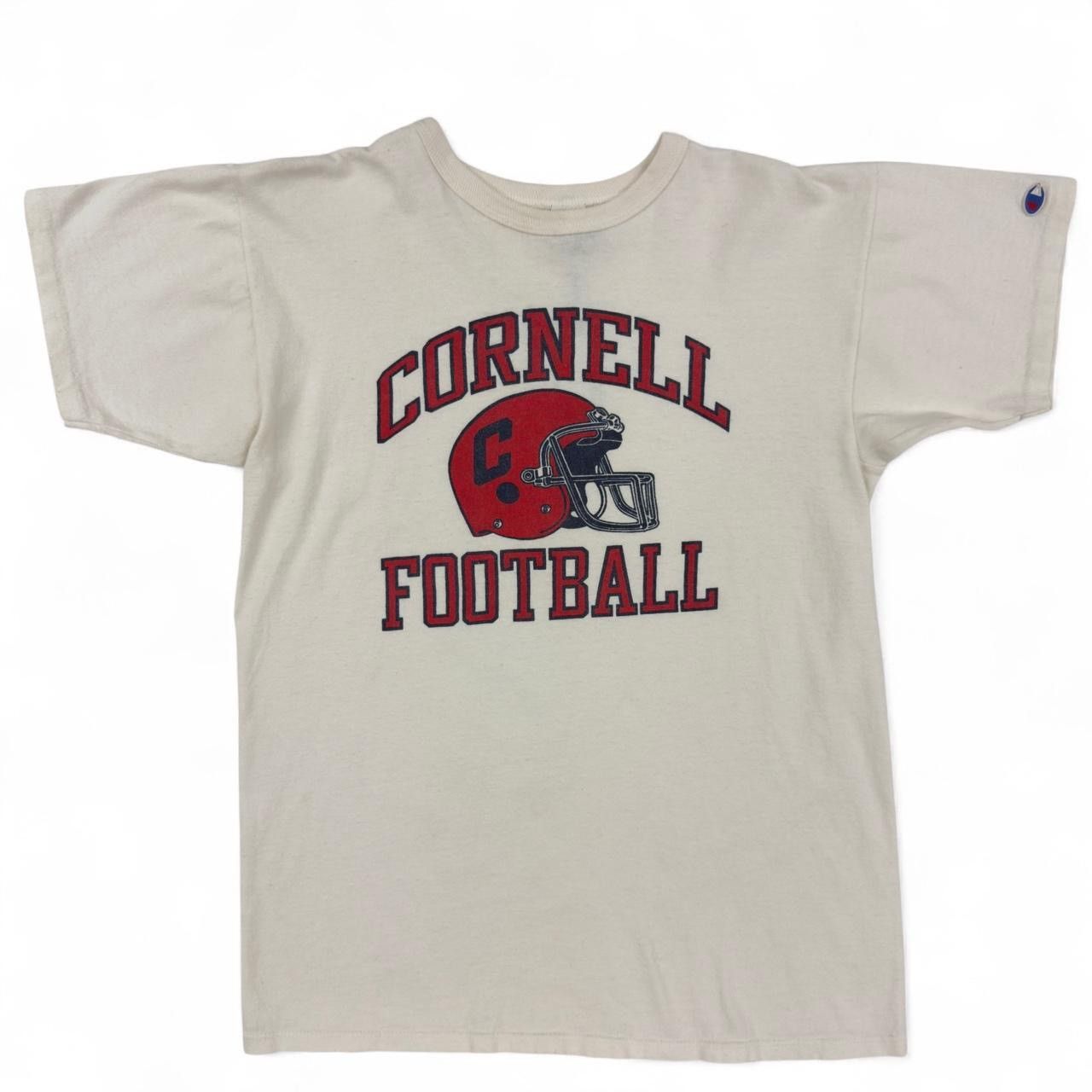 Champion Cornell University white and red football tee football Size US L / EU 52-54 / 3 - 1 Thumbnail