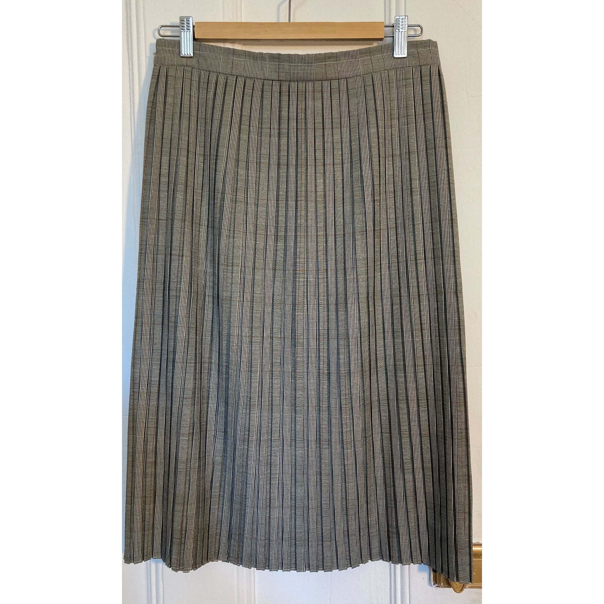 Christian Wijnants Christian Wijnants Plaid, Pleated Skirt, Knee Length, Size 3 Size 27" / US 4 / IT 40 - 2 Thumbnail