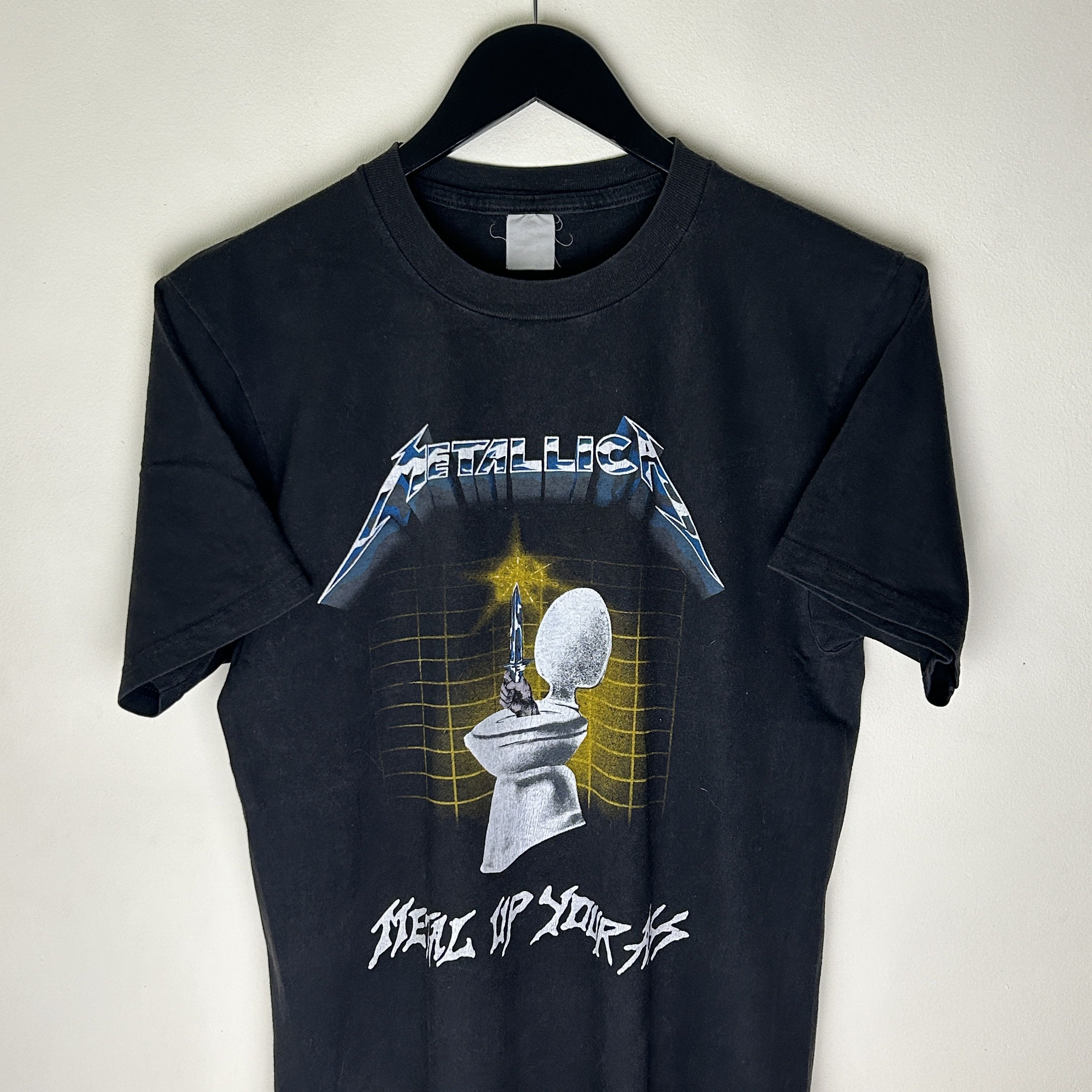 Band Tees Vintage Metallica Metal Up Your Ass 80's Band T-shirt Size US M / EU 48-50 / 2 - 3 Thumbnail