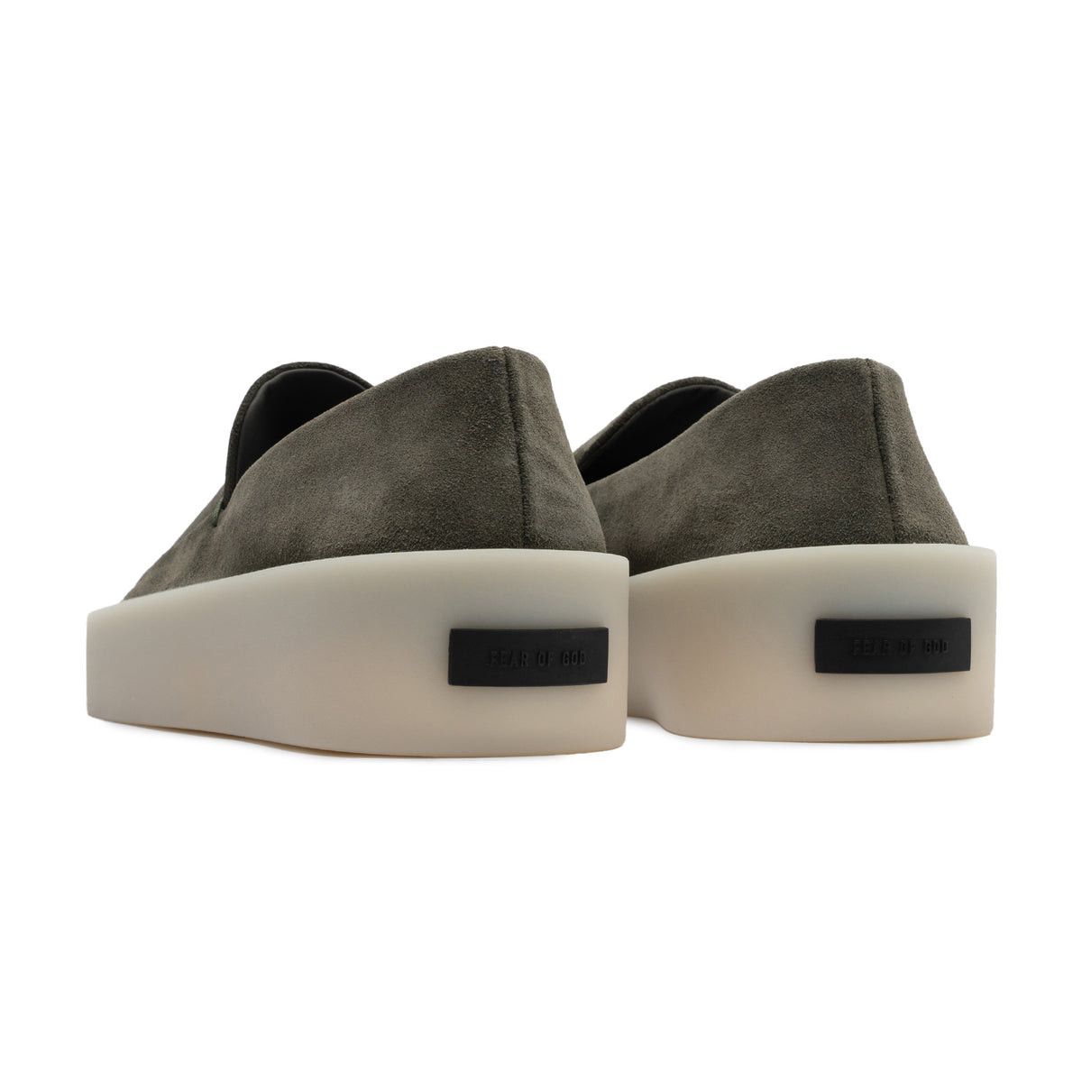 Fear of God o1s22i1n1024 101 Suede Slip-On in Green Size US 8 / EU 41 - 4 Thumbnail