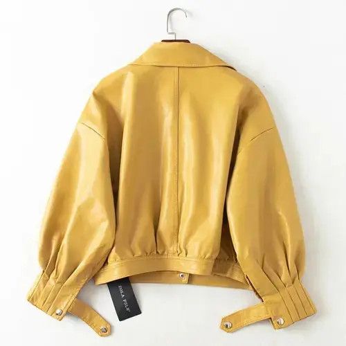 Japanese Brand × Vintage Leather Jacket Single Breasted Short Motorcycle Punk Coat Size L / US 10 / IT 46 - 2 Thumbnail