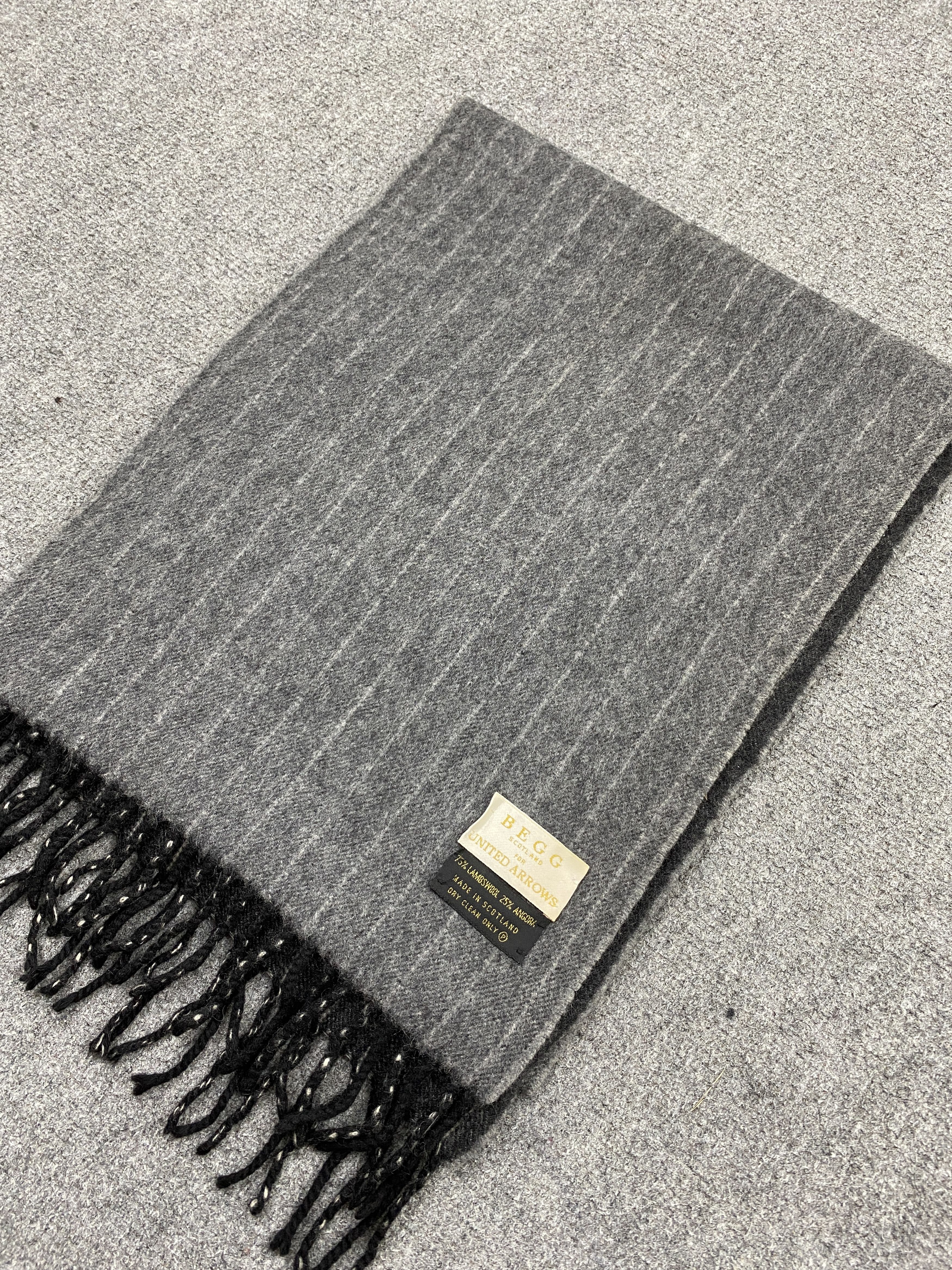 Begg x Co Begg & Co. X United Arrows Cashmere Scarf Muffler SC0125 Size ONE SIZE - 6 Thumbnail