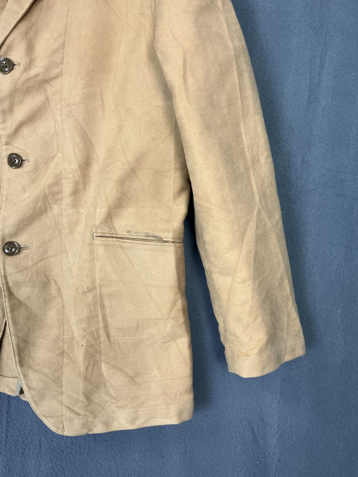 Japanese Brand × United Arrows United Arrows Blue Label 3 Button Cotton Chore Sport Blazer Size 38R - 5 Thumbnail