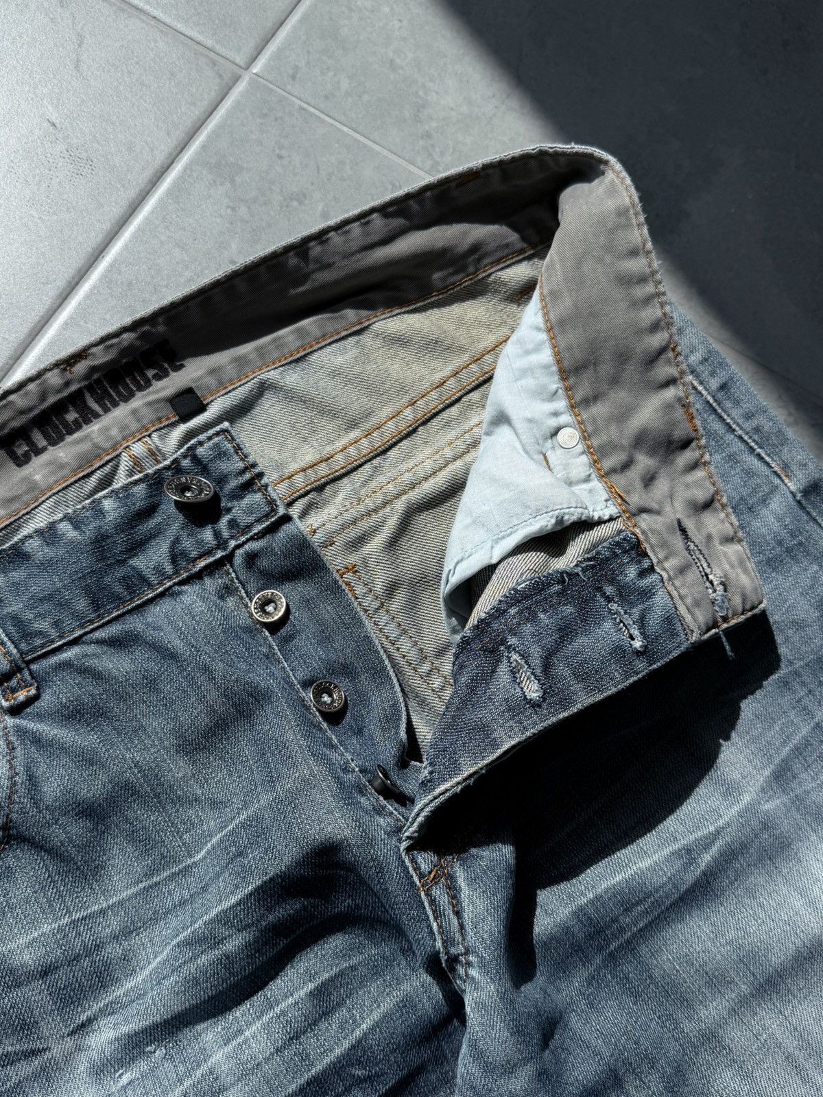 Hedi Slimane Vintage Hedi Slimane Style Washed Distressed Denim Jeans Size US 32 / EU 48 - 10 Thumbnail