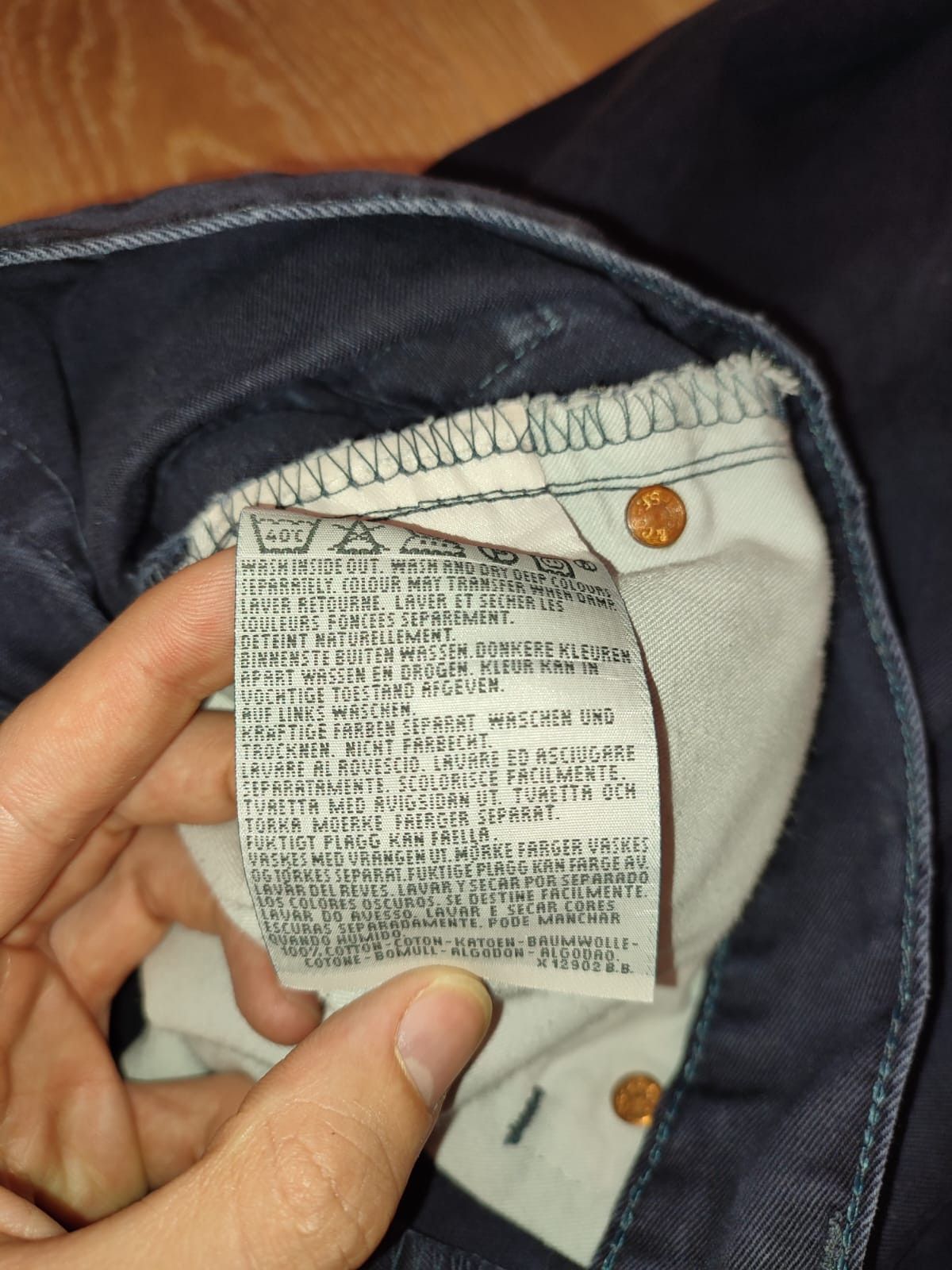 Levi's 👖 LEVI'S 551 White Tab – Made In Italy –1997 (W32 L34) Size US 32 / EU 48 - 5 Thumbnail
