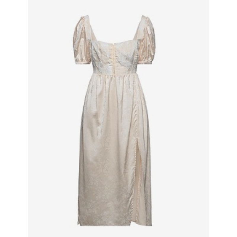 For Love & Lemons For Love and Lemons Brenda Midi Dress in Ivory M Size M / US 6-8 / IT 42-44 - 1 Thumbnail