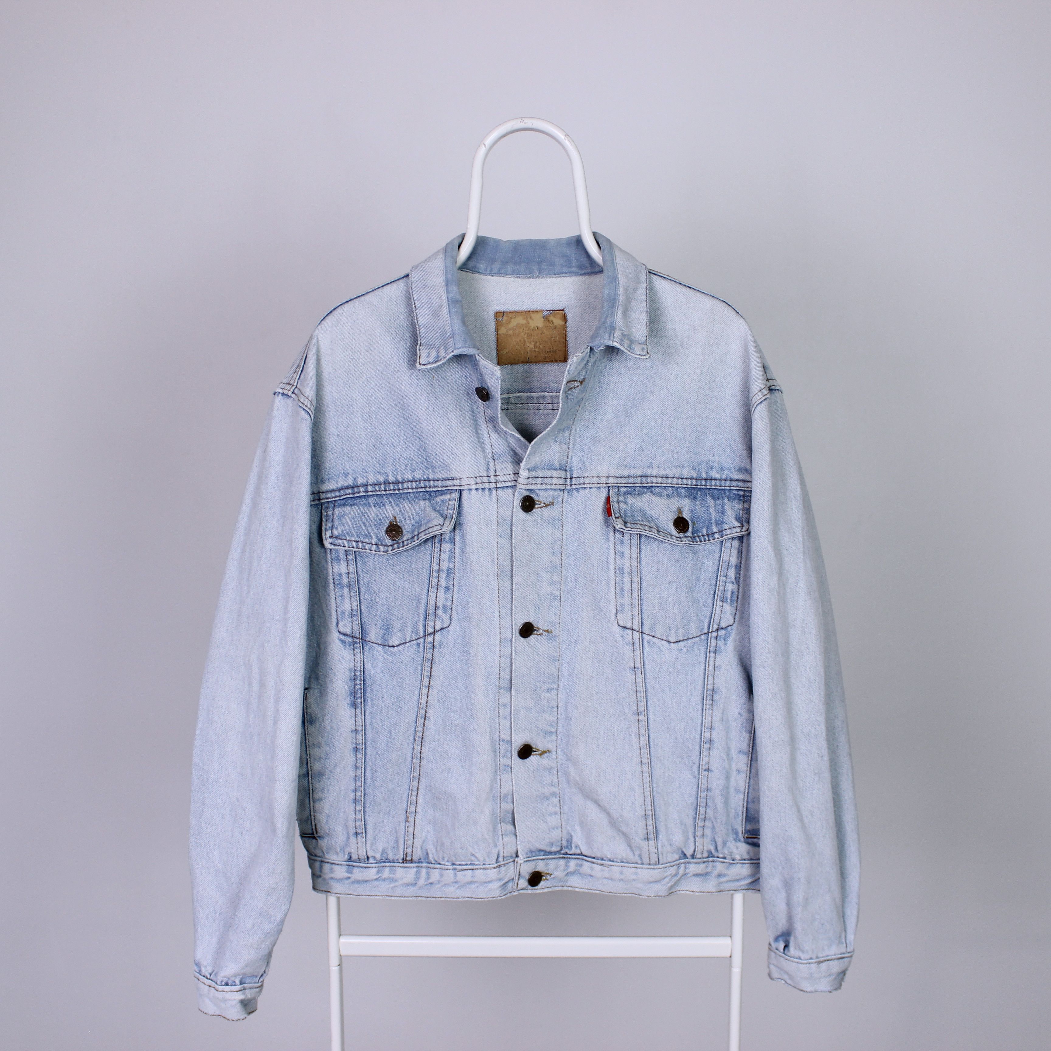 Levi's Levis vintage denim jacket rare blue white L Size US L / EU 52-54 / 3 - 5 Thumbnail