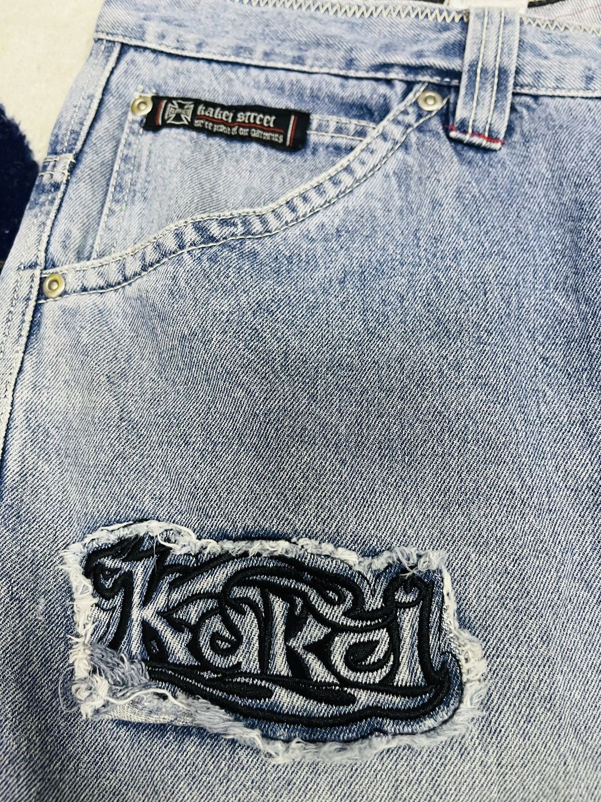 Japanese Brand Kakei Street Baggy Jeans (13) Size US 34 / EU 50 - 14 Thumbnail