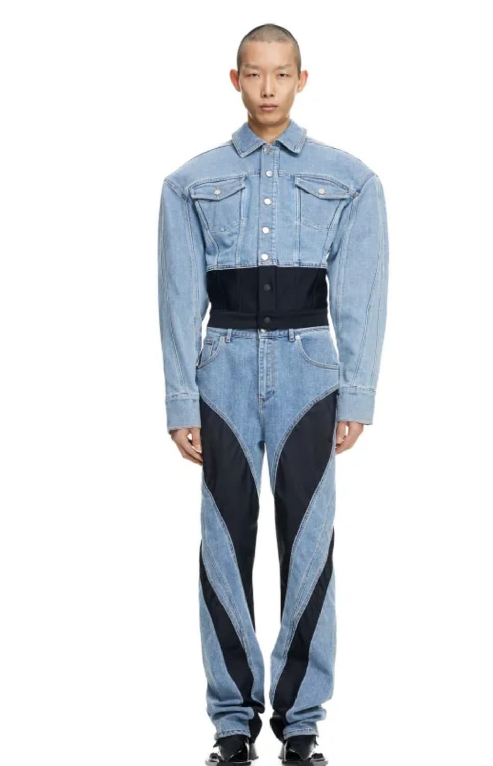 Mugler x H&M Denim Jacket Size М