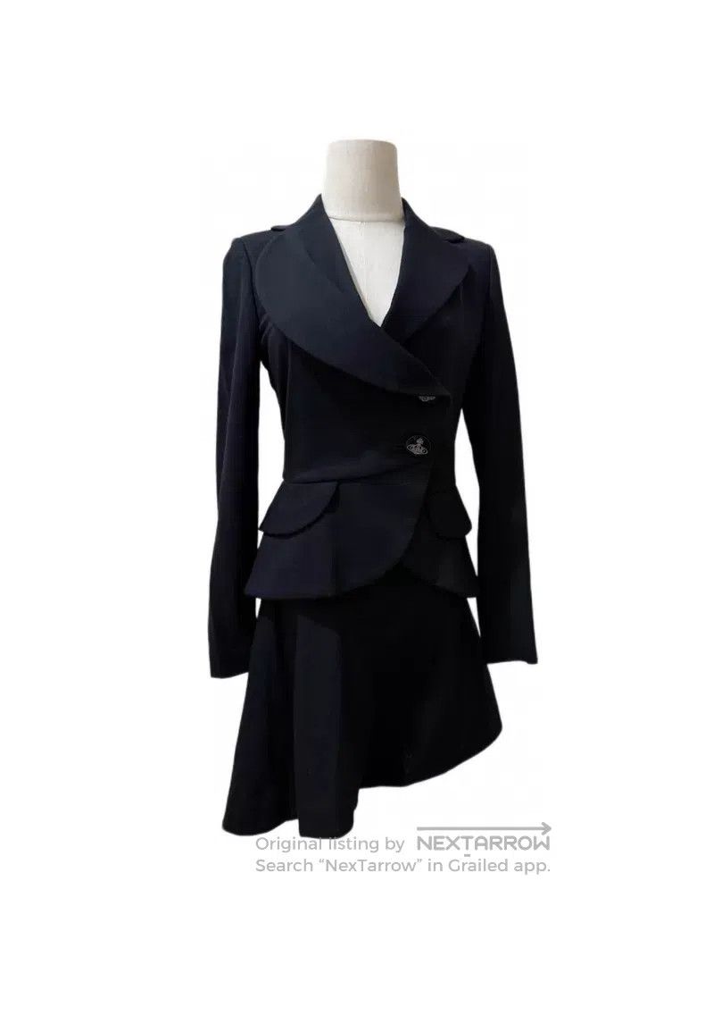 Vivienne Westwood Vivienne Westwood Black heart-shaped collar suit Size M / US 6-8 / IT 42-44 - 3 Thumbnail