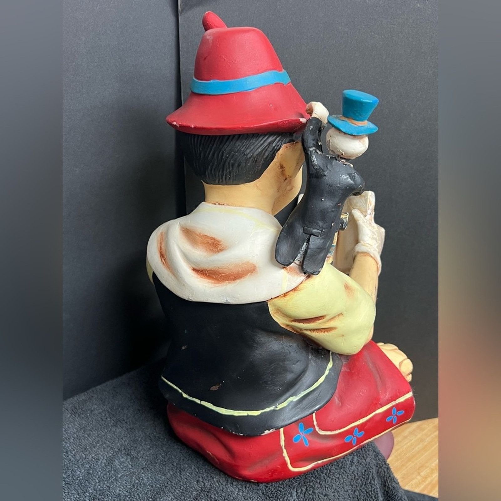 Disney VINTAGE DISNEY PINOCCHIO STATUE LARGE 2FT SCULPTURE CRICKET Size ONE SIZE - 6 Thumbnail