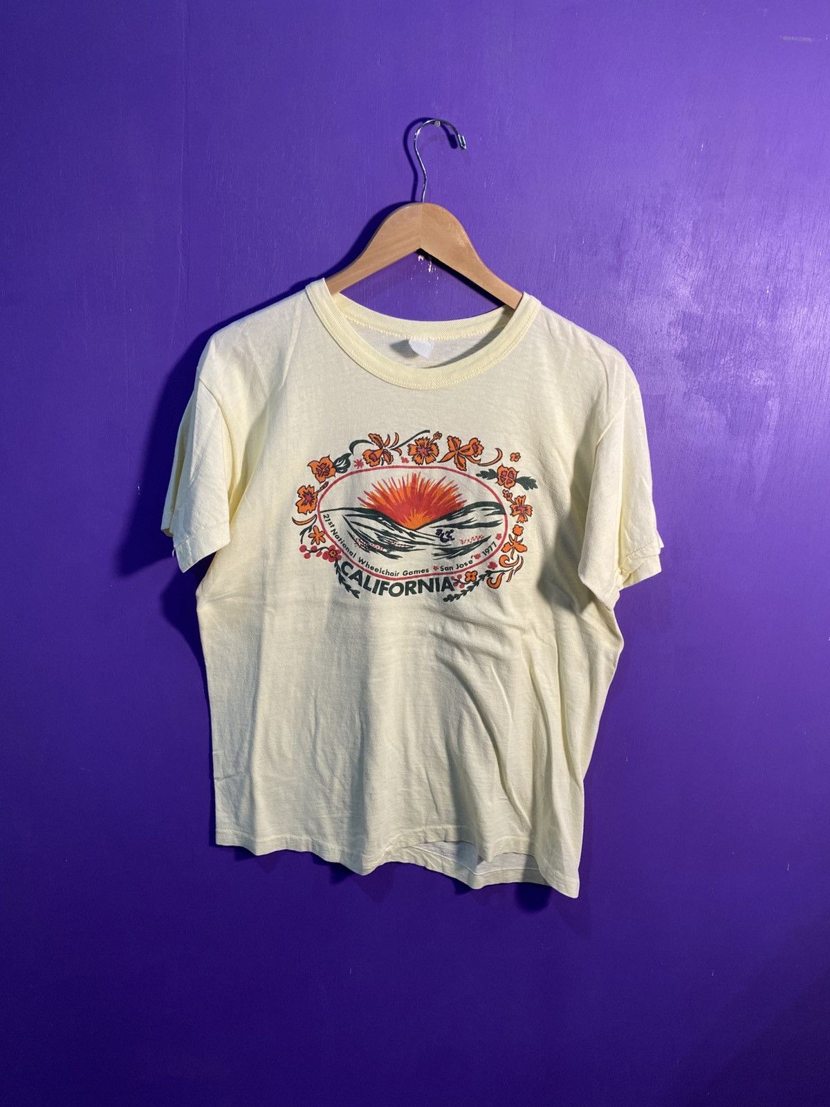 Other Vintage 1977 California wheelchair games t-shirt Size US M / EU 48-50 / 2 - 1 Thumbnail