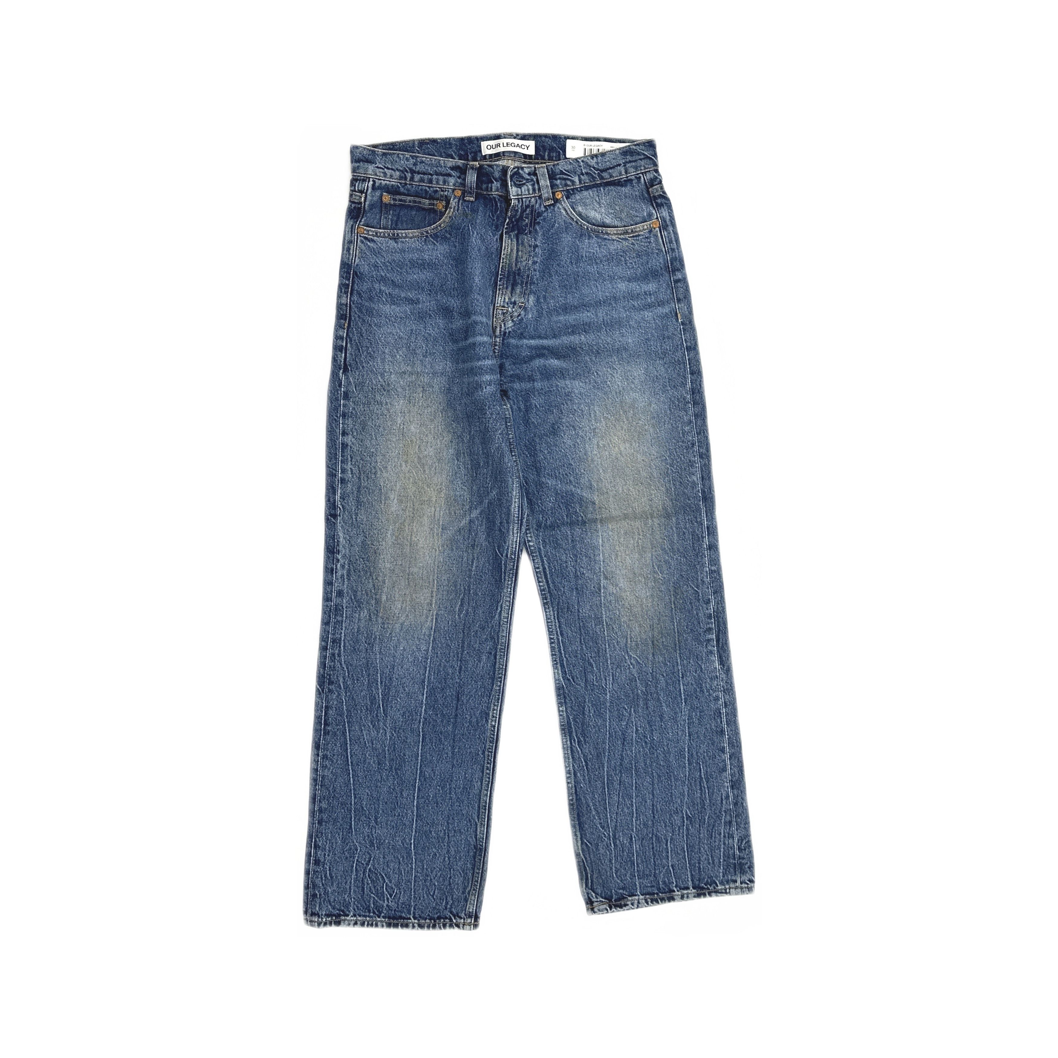 Our Legacy Our Legacy - Vast Cut Jeans - Royal Brown Overdye