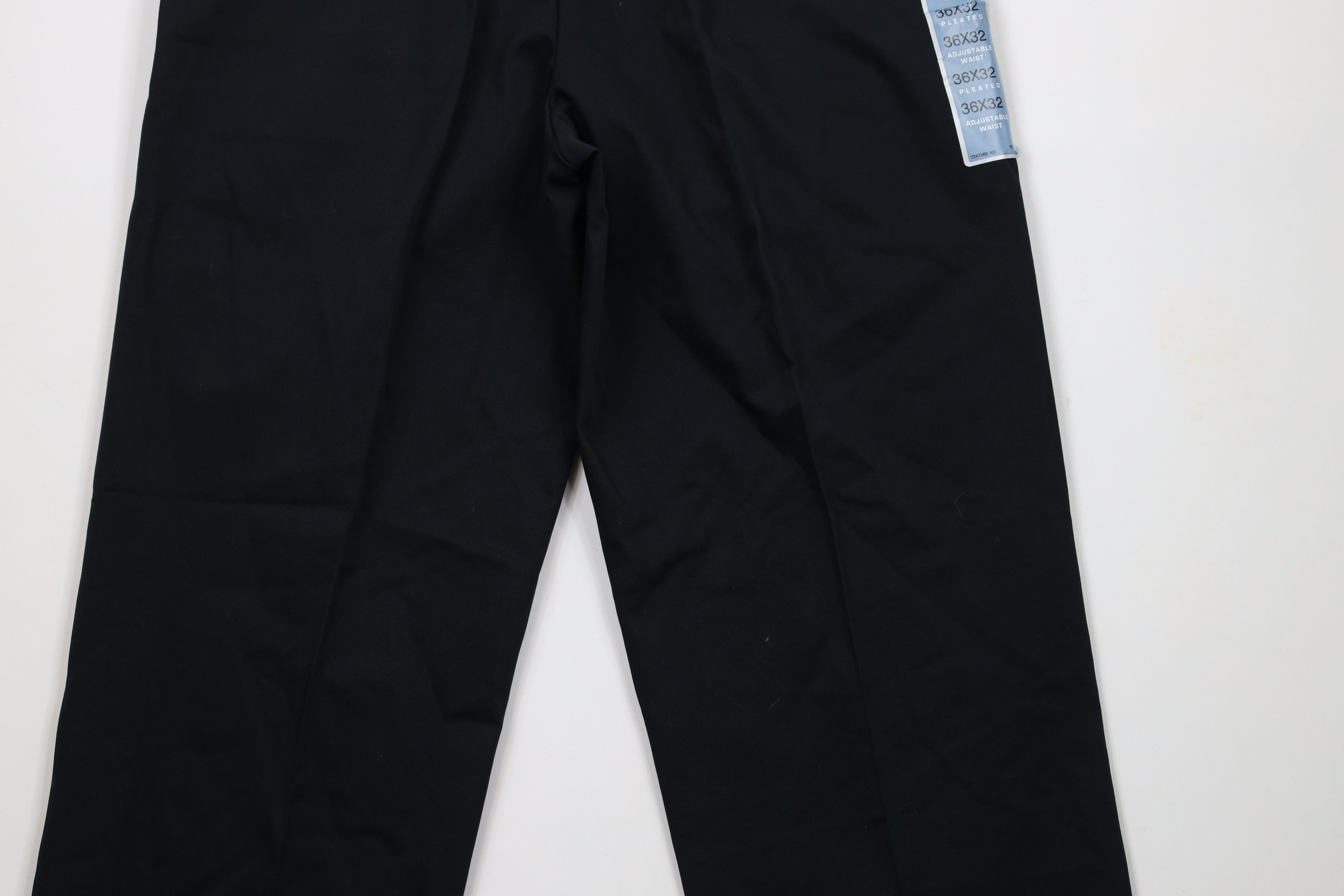 Vintage × Wrangler Deadstock Vintage Y2K Wrangler Wide Leg Chino Pants Black Size US 36 / EU 52 - 10 Thumbnail